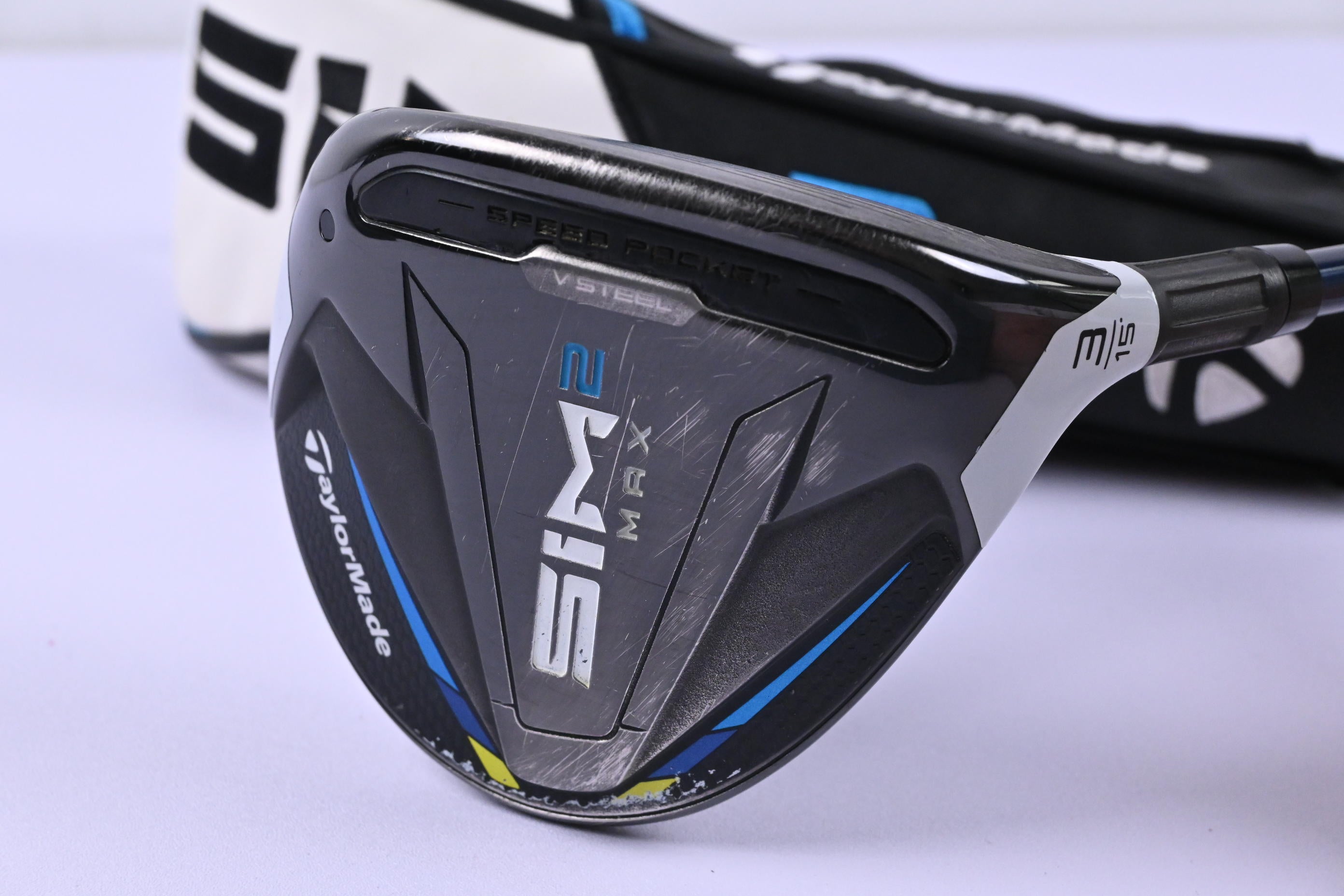 Taylormade SIM2 Max #3 Wood / 15 Degree / Stiff Flex Ventus Blue 6 Shaft
