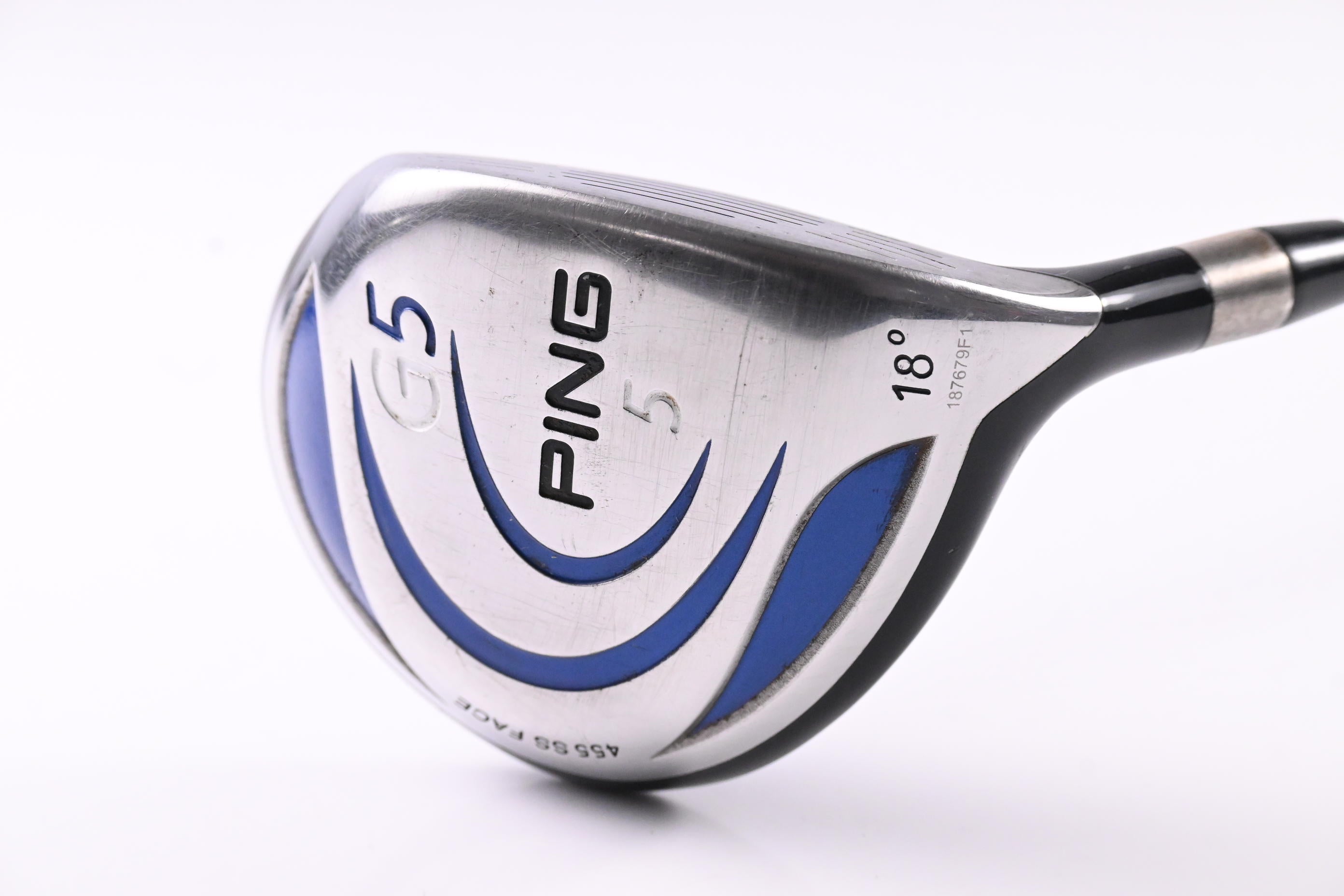 Ping G5 #5 Wood / 18 Degree / Regular Flex Grafalloy Prolaunch Blue 75 Shaft