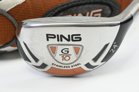 Ping G10 #4 Hybrid / 24 Degree / Stiff Flex Ping TFC 129 Shaft