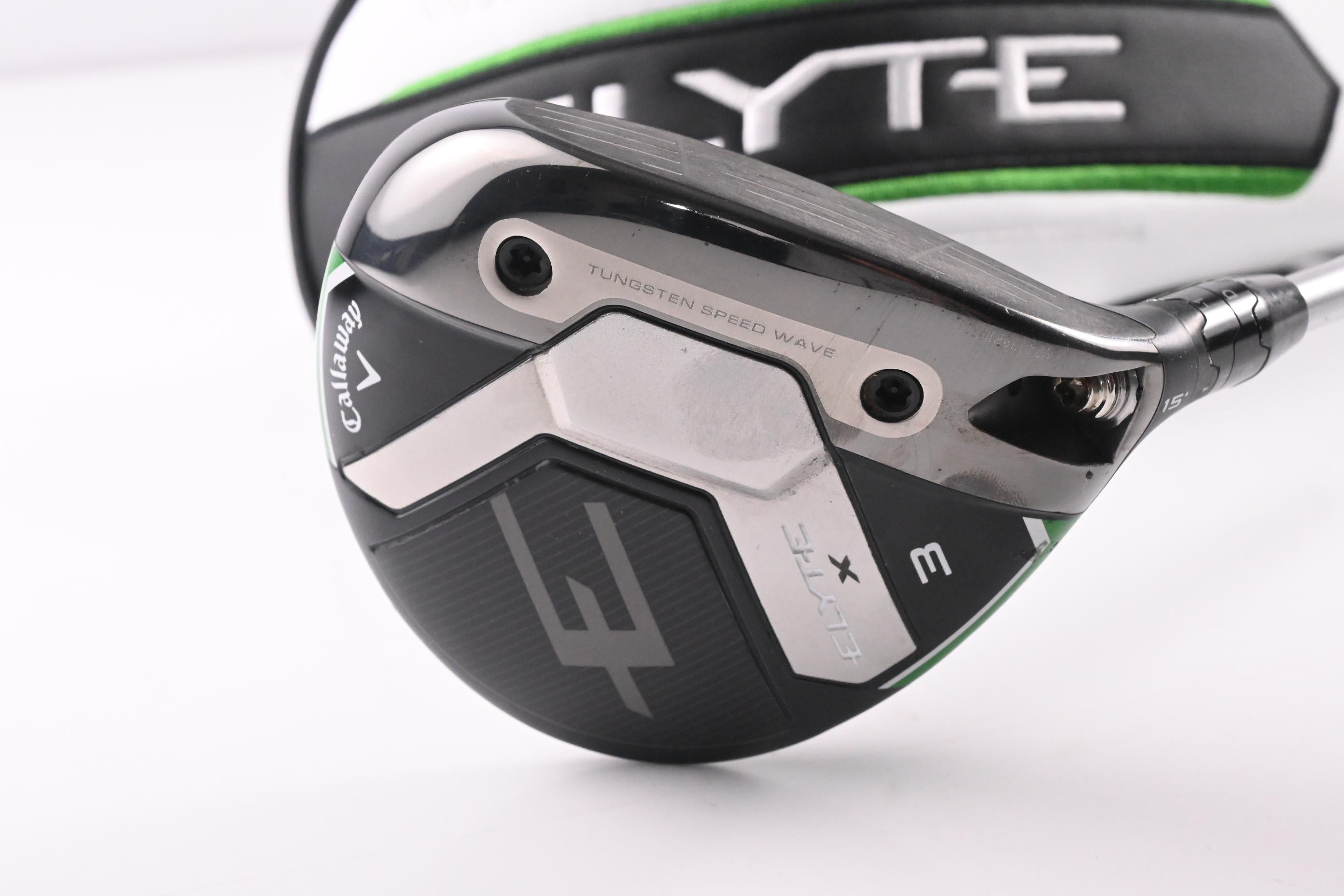 Callaway Elyte X #3 Wood / 15 Degree / Senior Flex Aldila Ascent Blue 50 Shaft