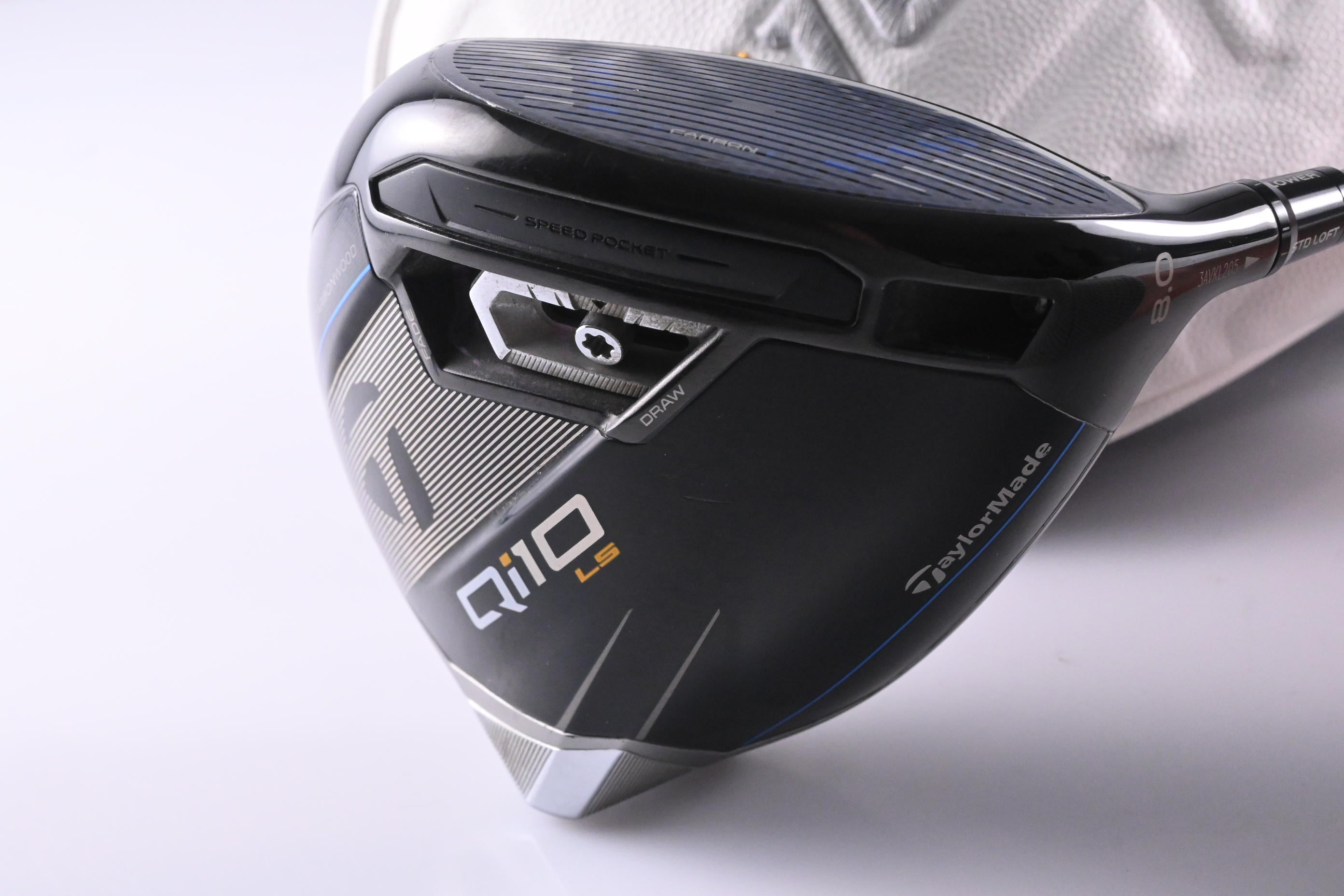 Taylormade Qi10 LS Driver / 8 Degree / Stiff Flex Diamana Black T+ 60 Shaft