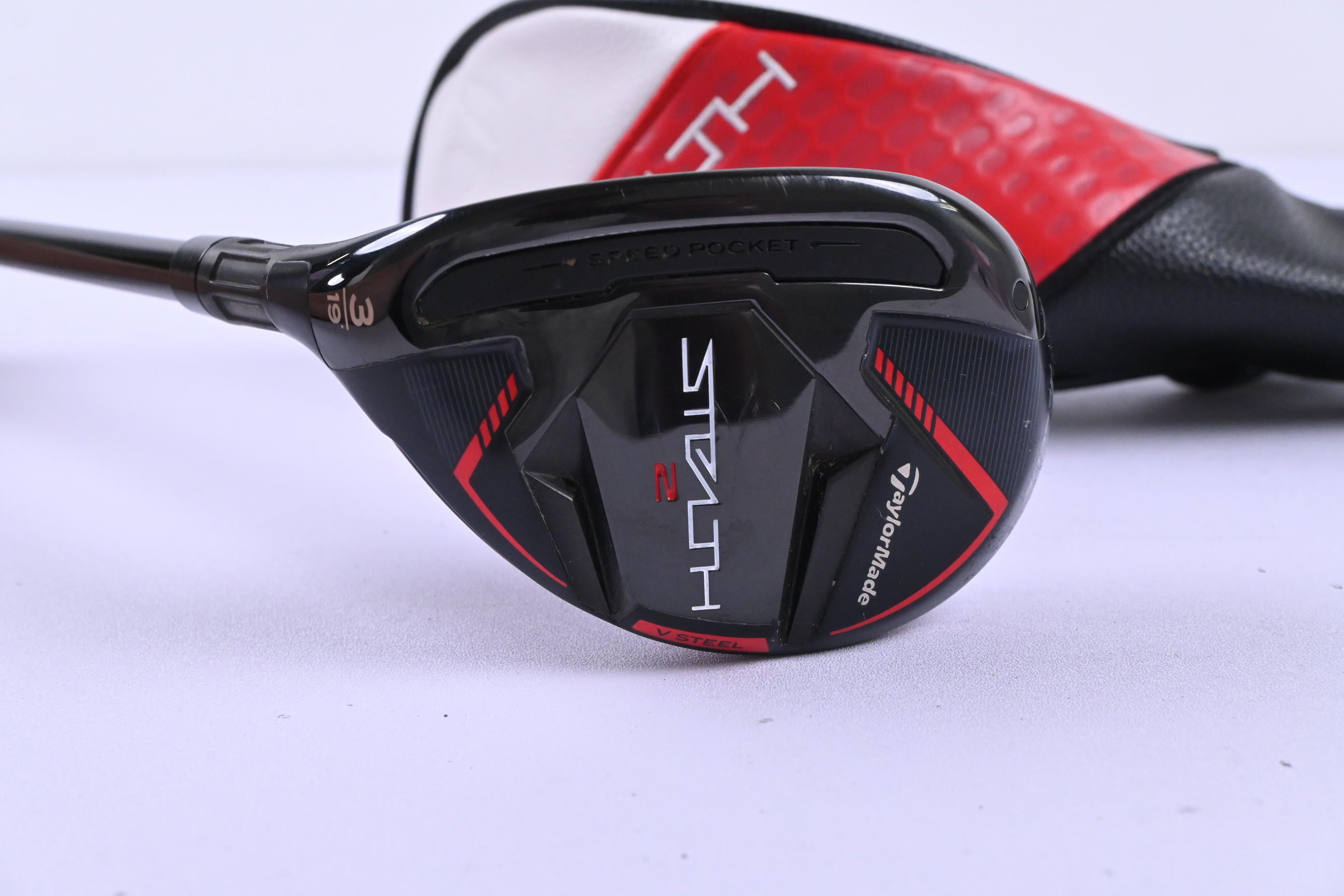 Left Hand Taylormade Stealth 2 #3 Hybrid / 19 Degree / Regular Flex Ventus Red 6
