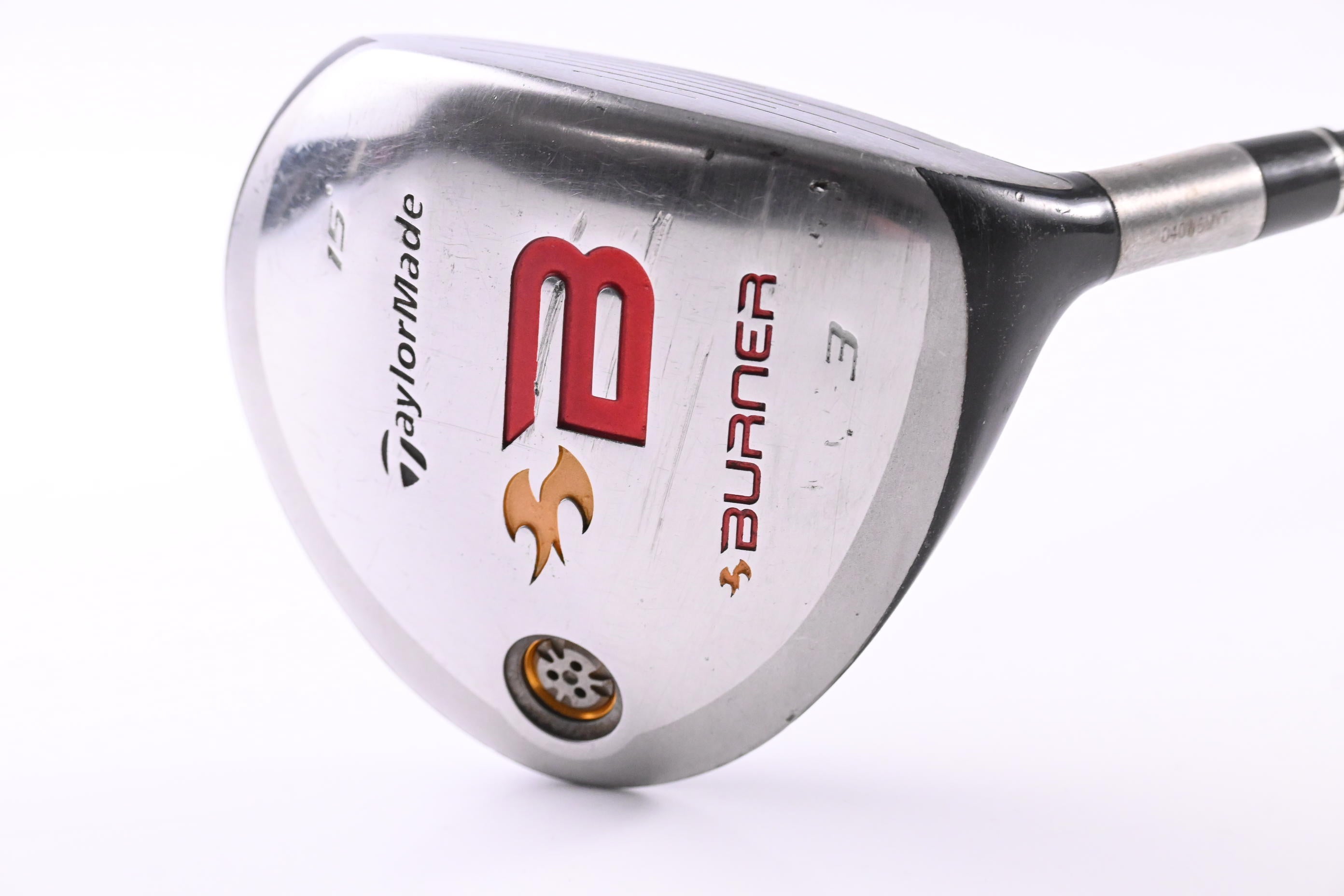 Taylormade Burner 2008 #3 Wood / 15 Degree / Stiff Flex REAX Superfast 49 Shaft