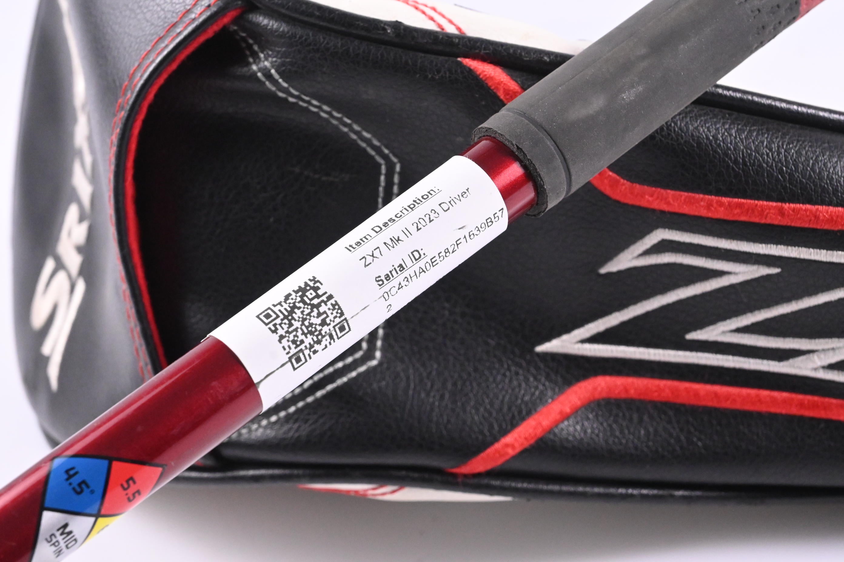 Srixon ZX7 Mk II 2023 Driver / 10.5 Degree / Regular Flex HZRDUS Smoke Red RDX