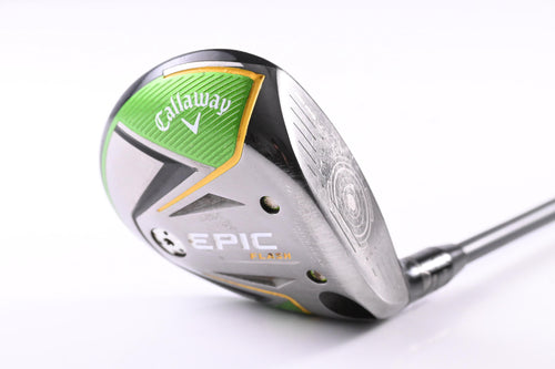 Callaway Epic Flash #3 Wood / 15 Degree / Stiff Flex HZRDUS Smoke Black 70 Shaft