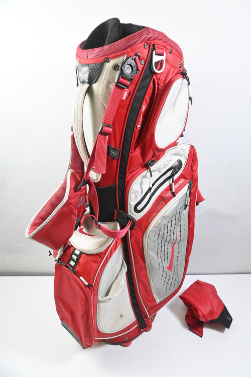 Nike Hybrid Stand Bag / 14-Way Divider / Red, White