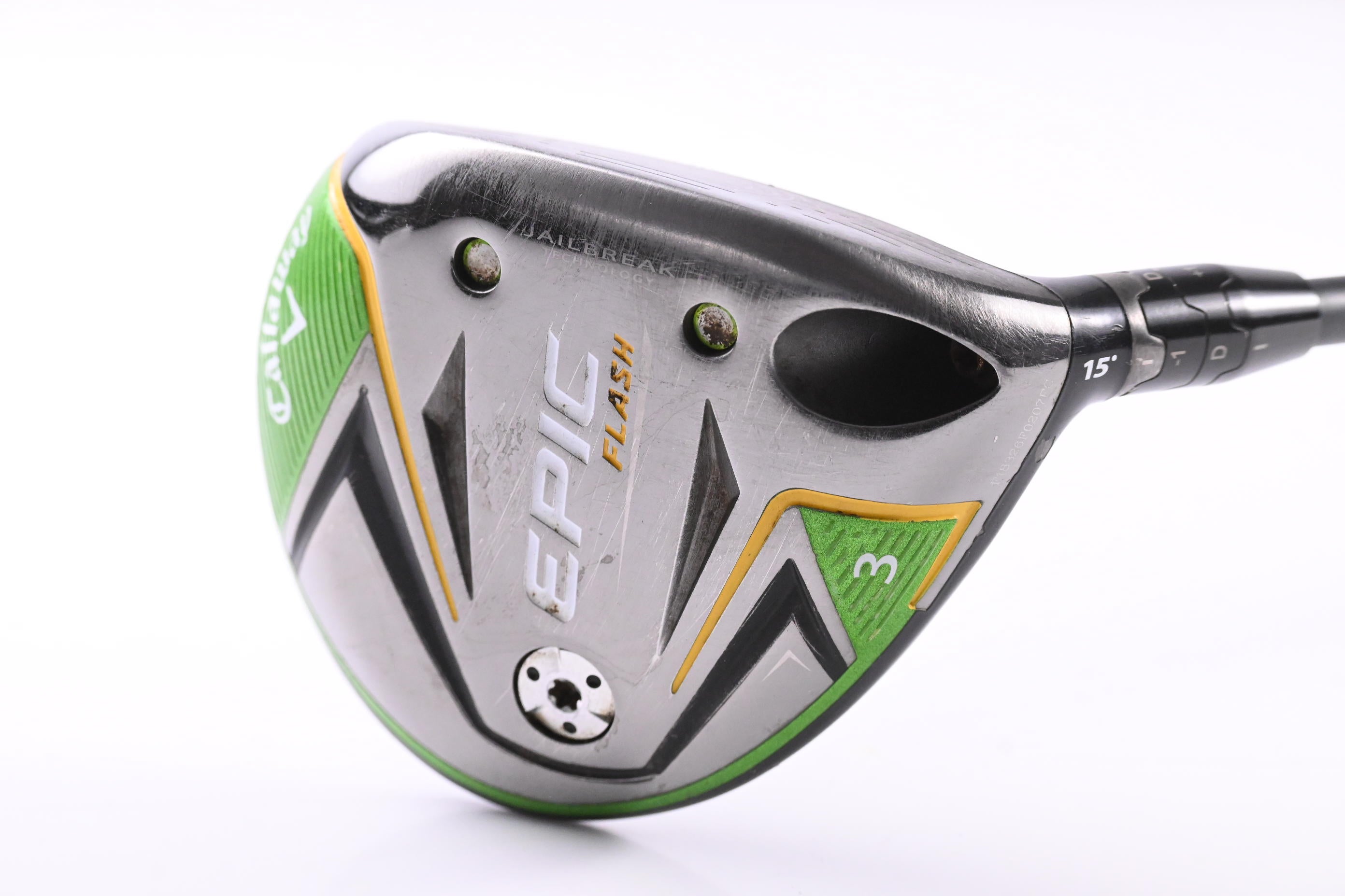 Callaway Epic Flash #3 Wood / 15 Degree / Stiff Flex HZRDUS Smoke Black 70 Shaft
