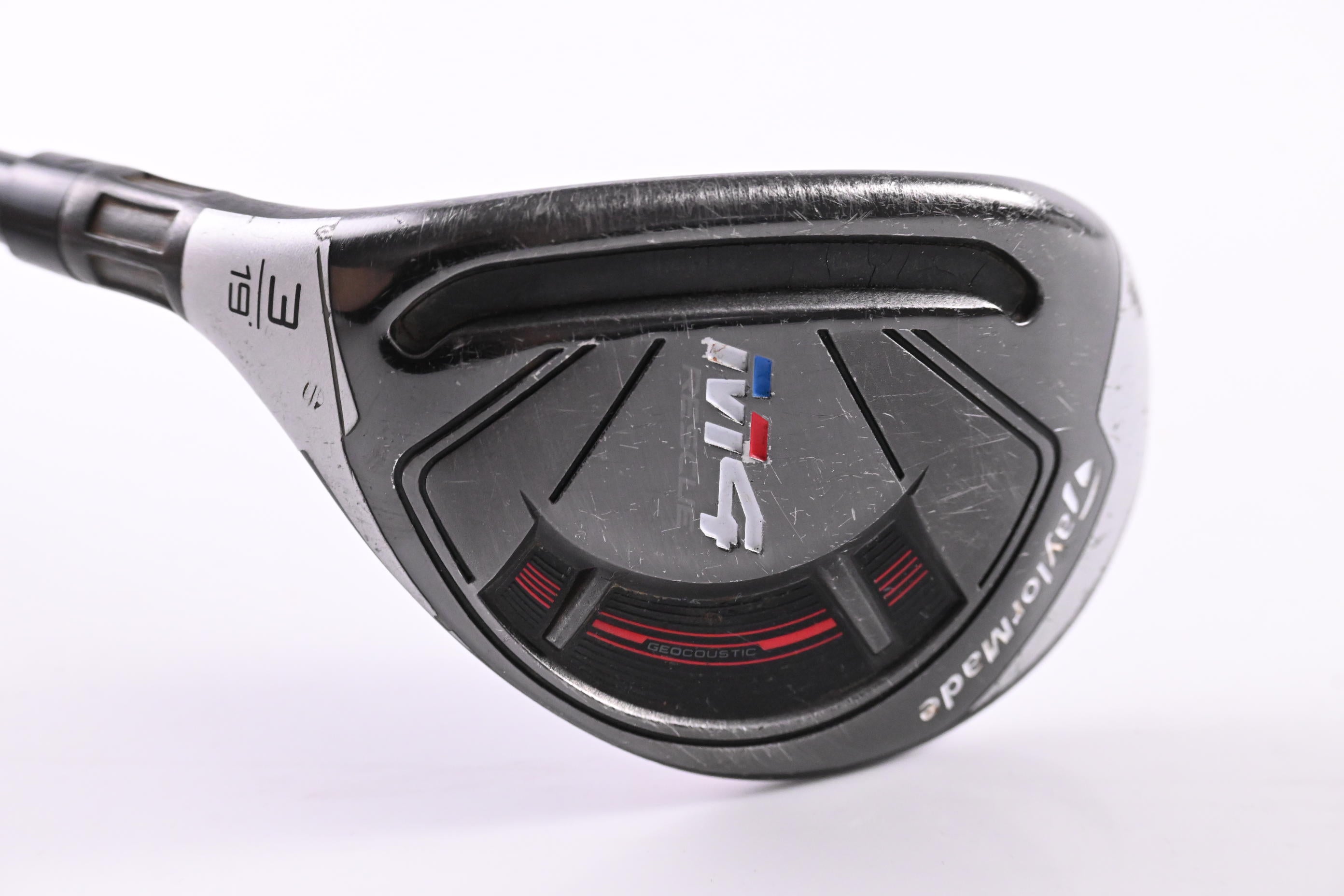 Left Hand Taylormade M4 #3 Hybrid / 19 Degree / Regular Flex Fujikura Atmos Red
