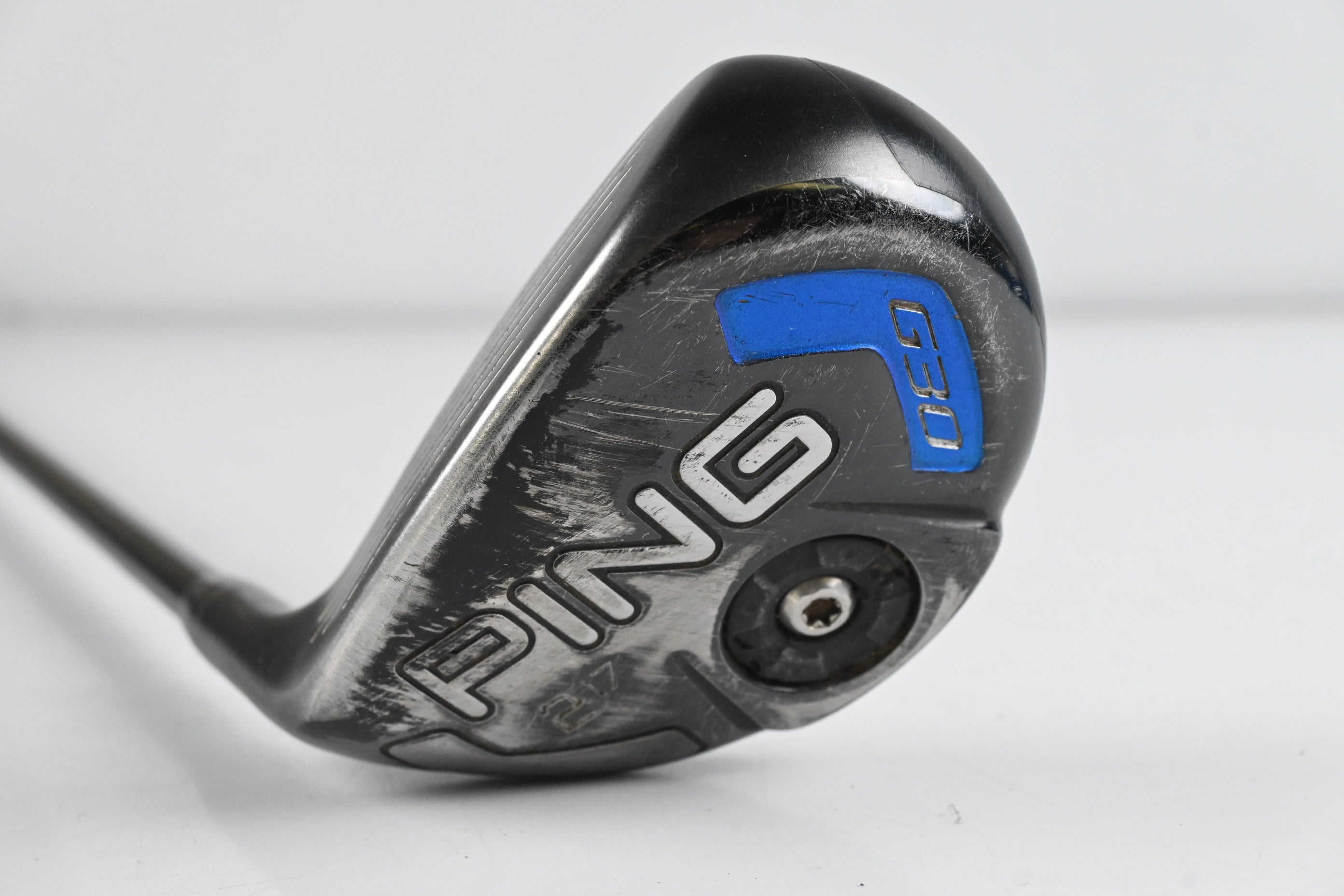 Left Hand Ping G30 #2 Hybrid / 17 Degree / Stiff Flex Project X Black Shaft