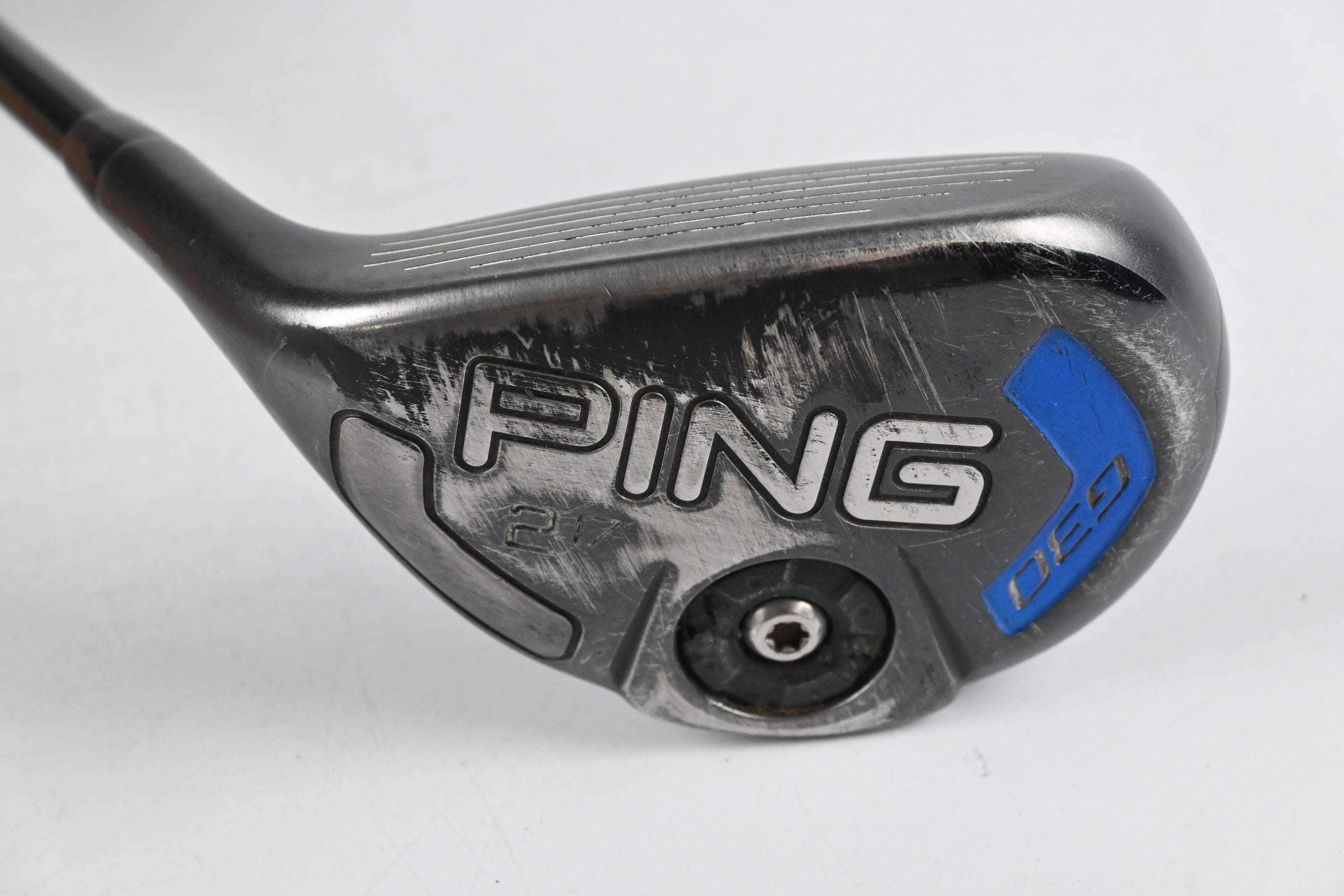 Left Hand Ping G30 #2 Hybrid / 17 Degree / Stiff Flex Project X Black Shaft