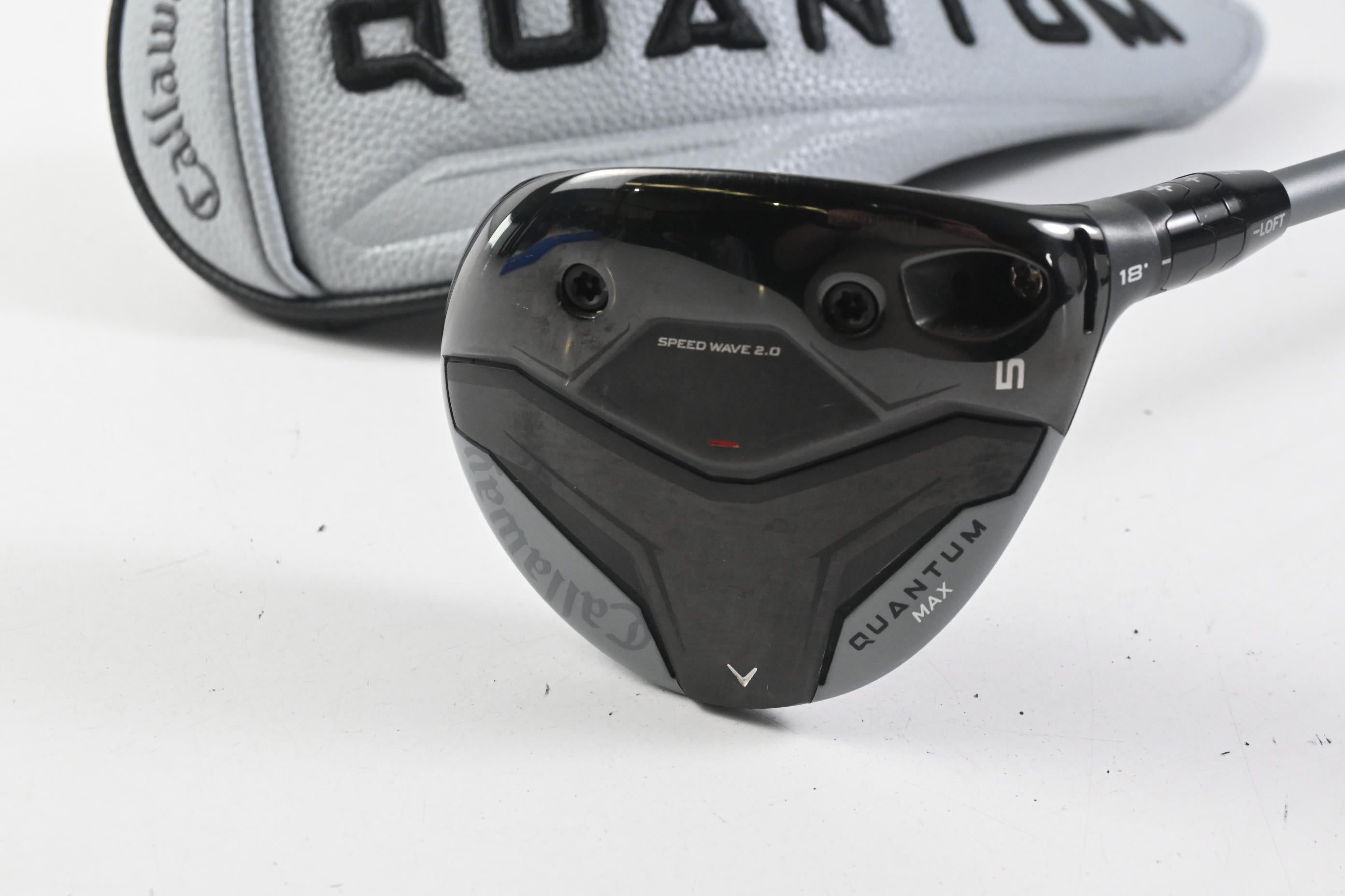 Callaway Quantum Max #5 Wood / 18 Degree / Regular Flex Denali Frost Silver 60