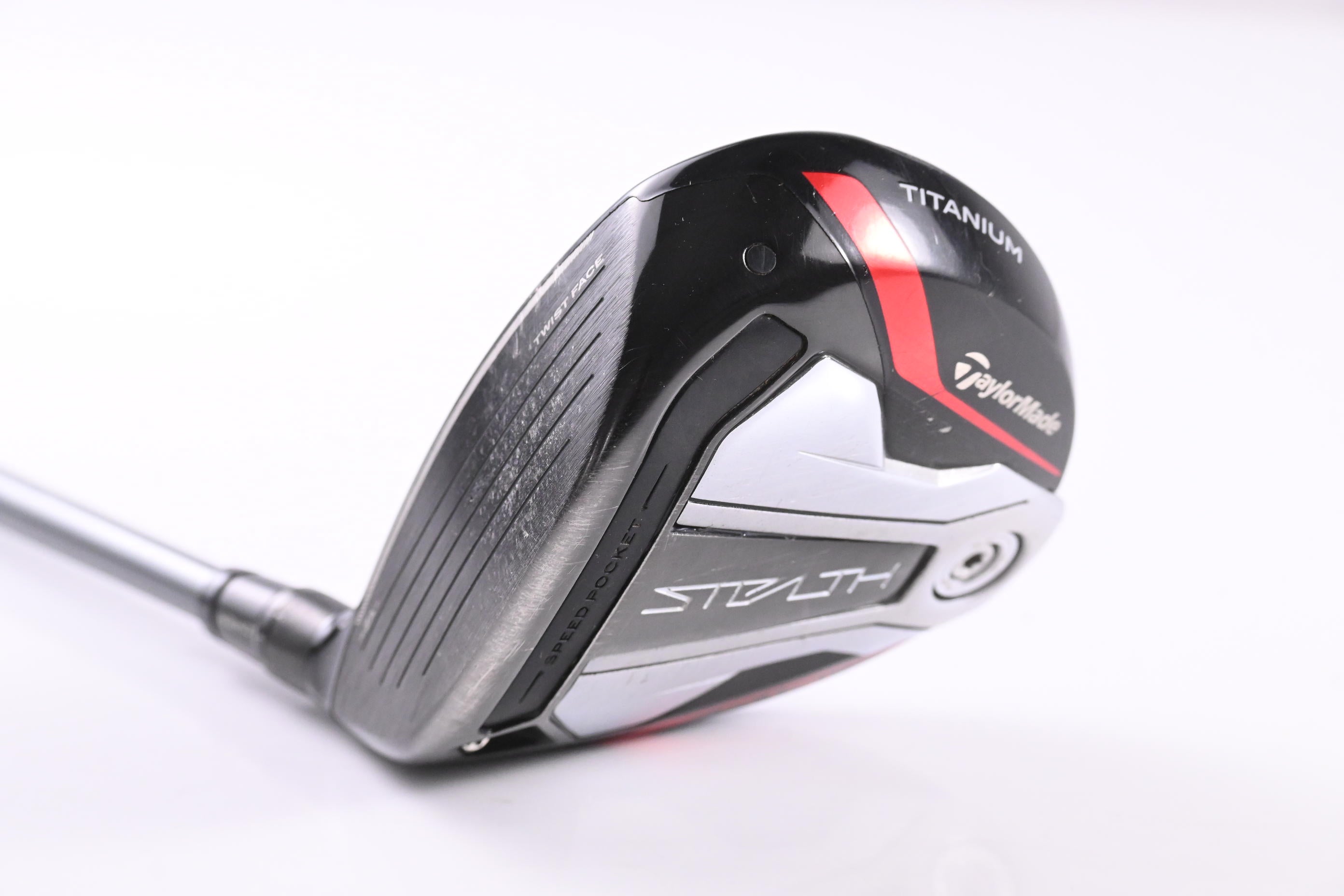 Left Hand Taylormade Stealth Plus #3 Wood / 15 Degree / Stiff Flex Matrix 70