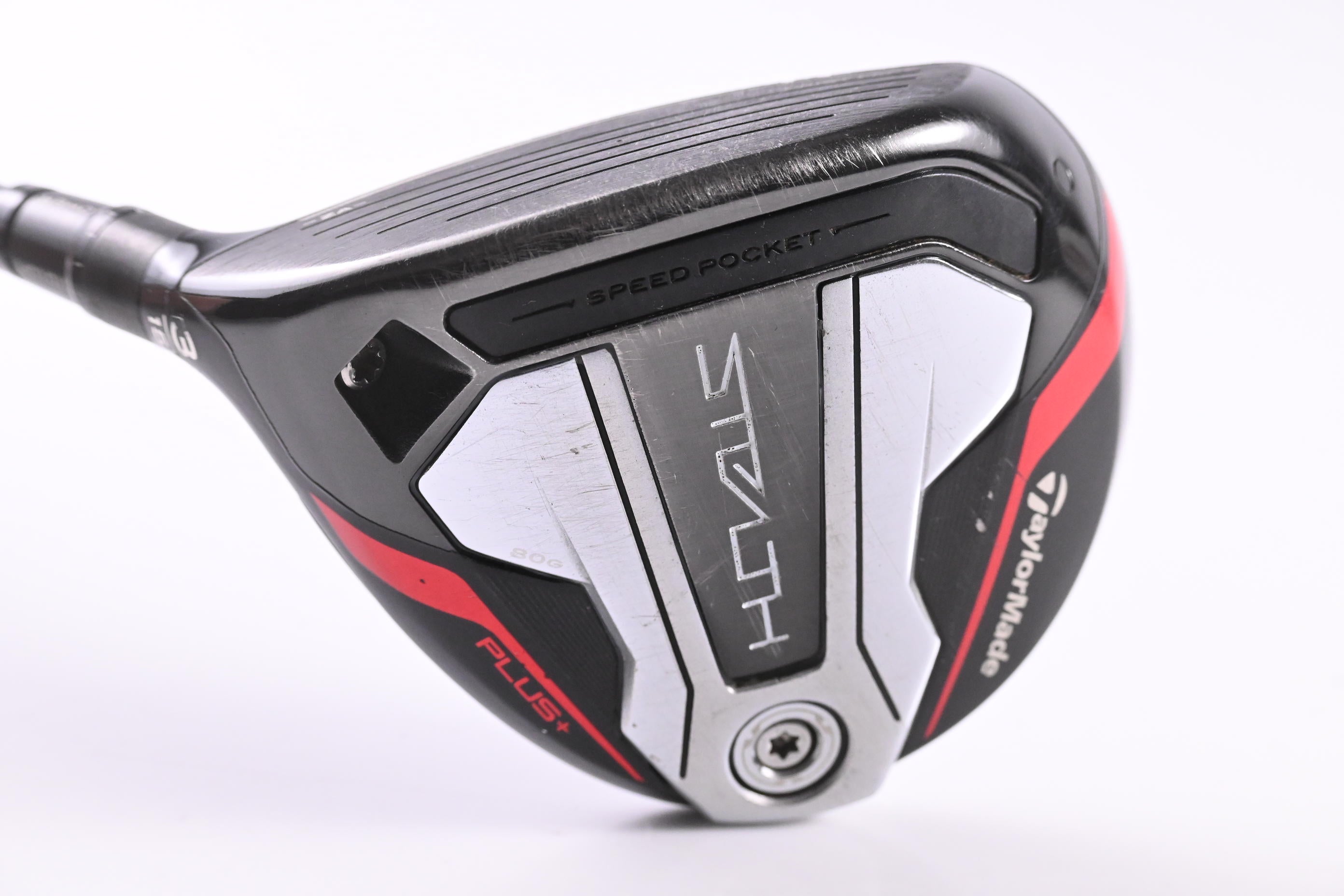 Left Hand Taylormade Stealth Plus #3 Wood / 15 Degree / Stiff Flex Matrix 70