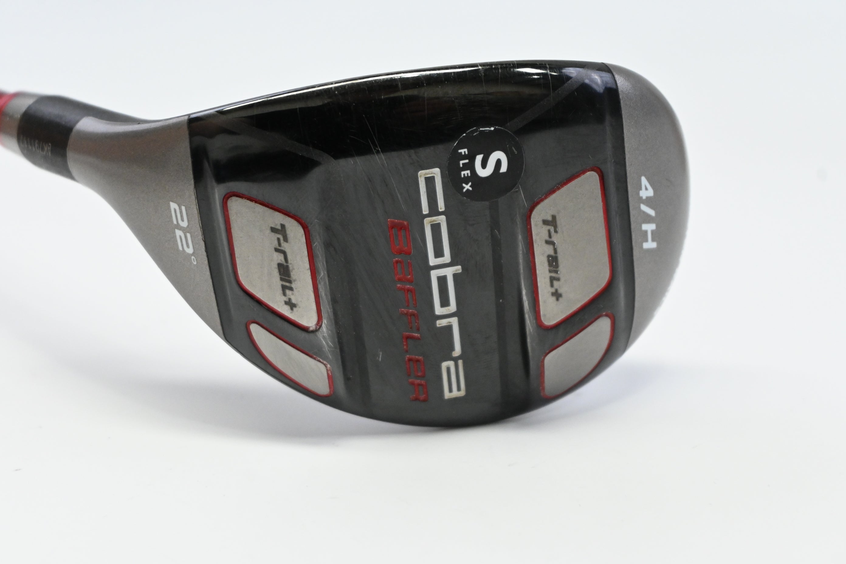 Left Hand Cobra Baffler T-Rail #4 Hybrid / 22 Degree / Stiff Flex Graphite Design 70