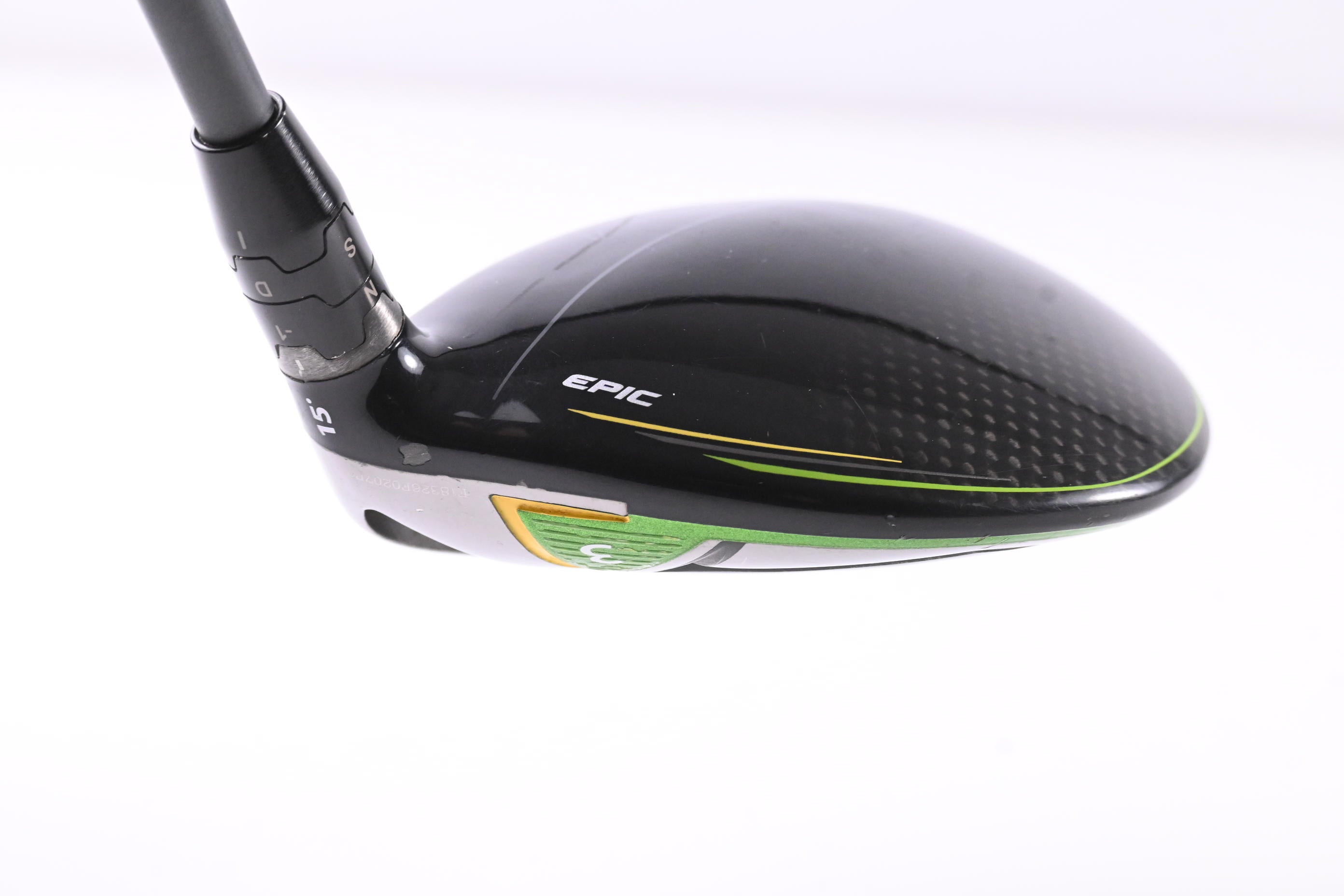 Callaway Epic Flash #3 Wood / 15 Degree / Stiff Flex HZRDUS Smoke Black 70 Shaft