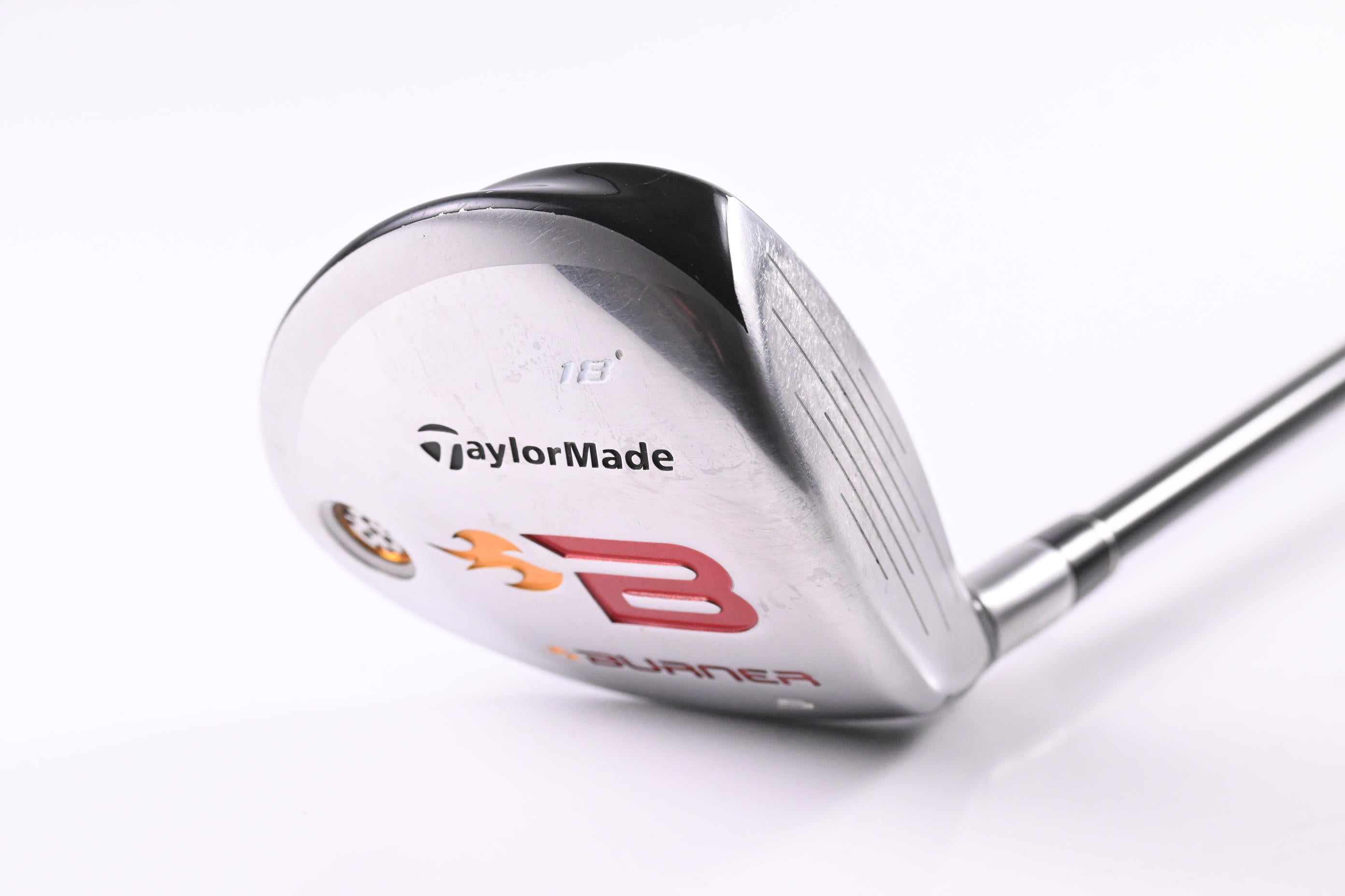 Taylormade Burner 2008 #5 Wood / 18 Degree / Stiff Flex REAX Superfast 49 Shaft