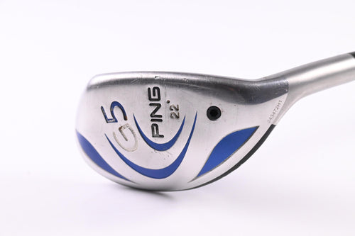 Ping G5 #4 Hybrid / 22 Degree / Stiff Flex Steel Shaft