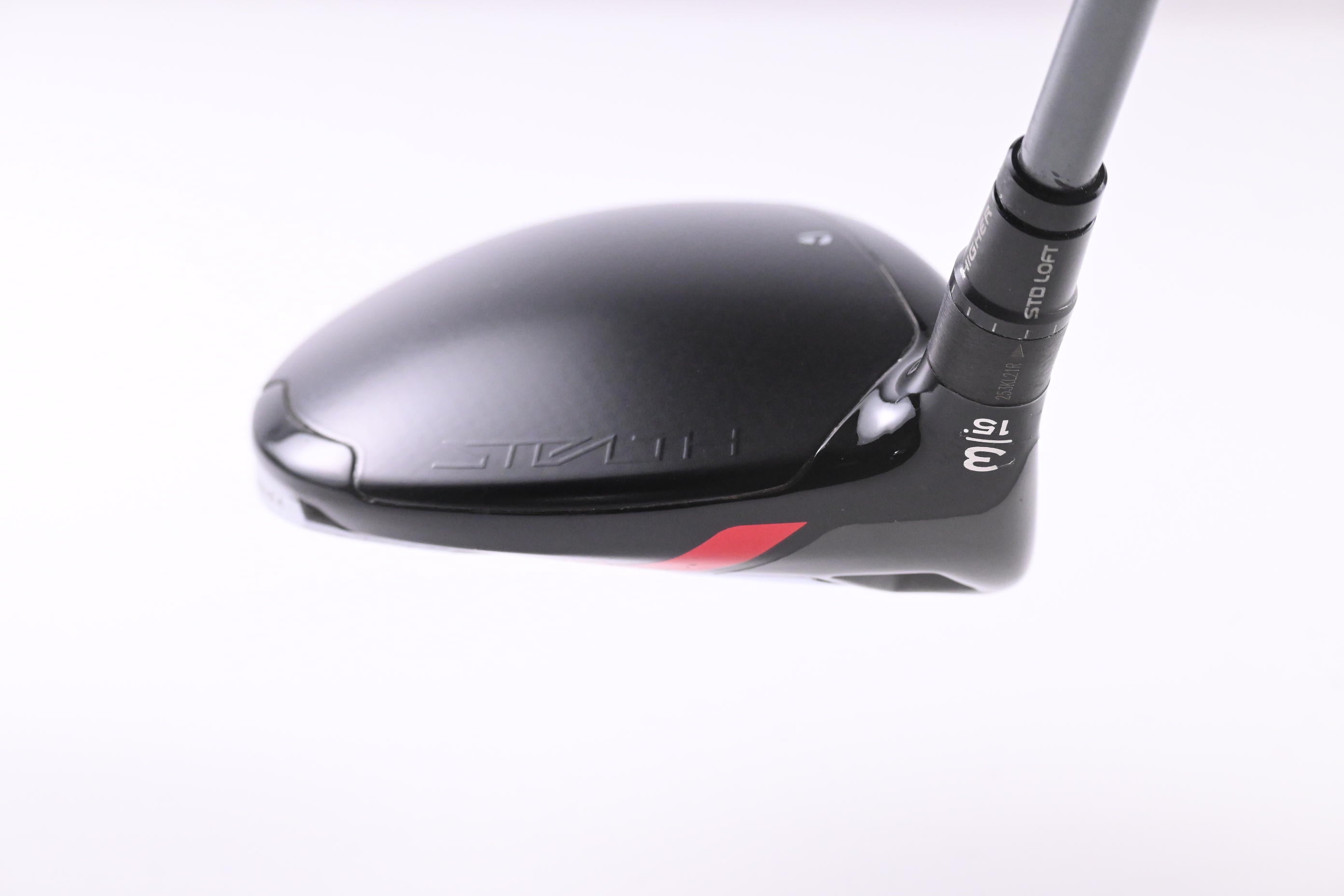 Left Hand Taylormade Stealth Plus #3 Wood / 15 Degree / Stiff Flex Matrix 70