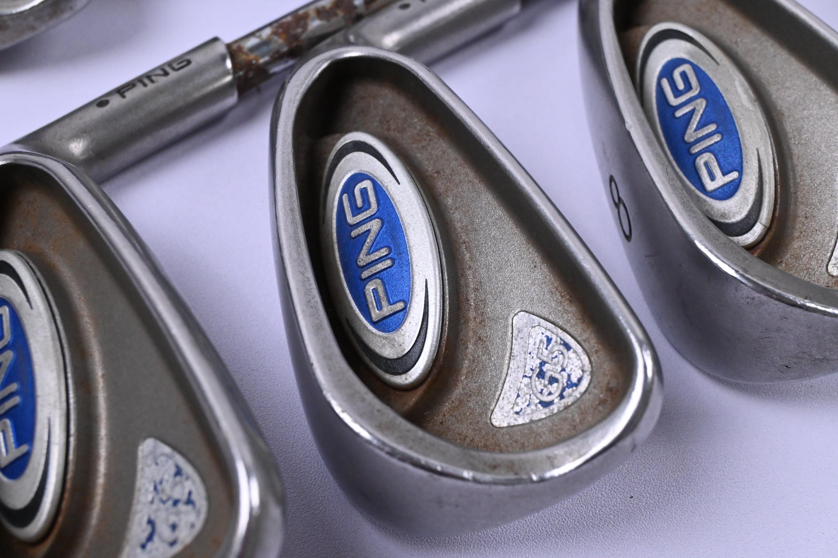 Ping G5 Irons / 3-9i / Yellow Dot / Regular Flex Steel Shafts