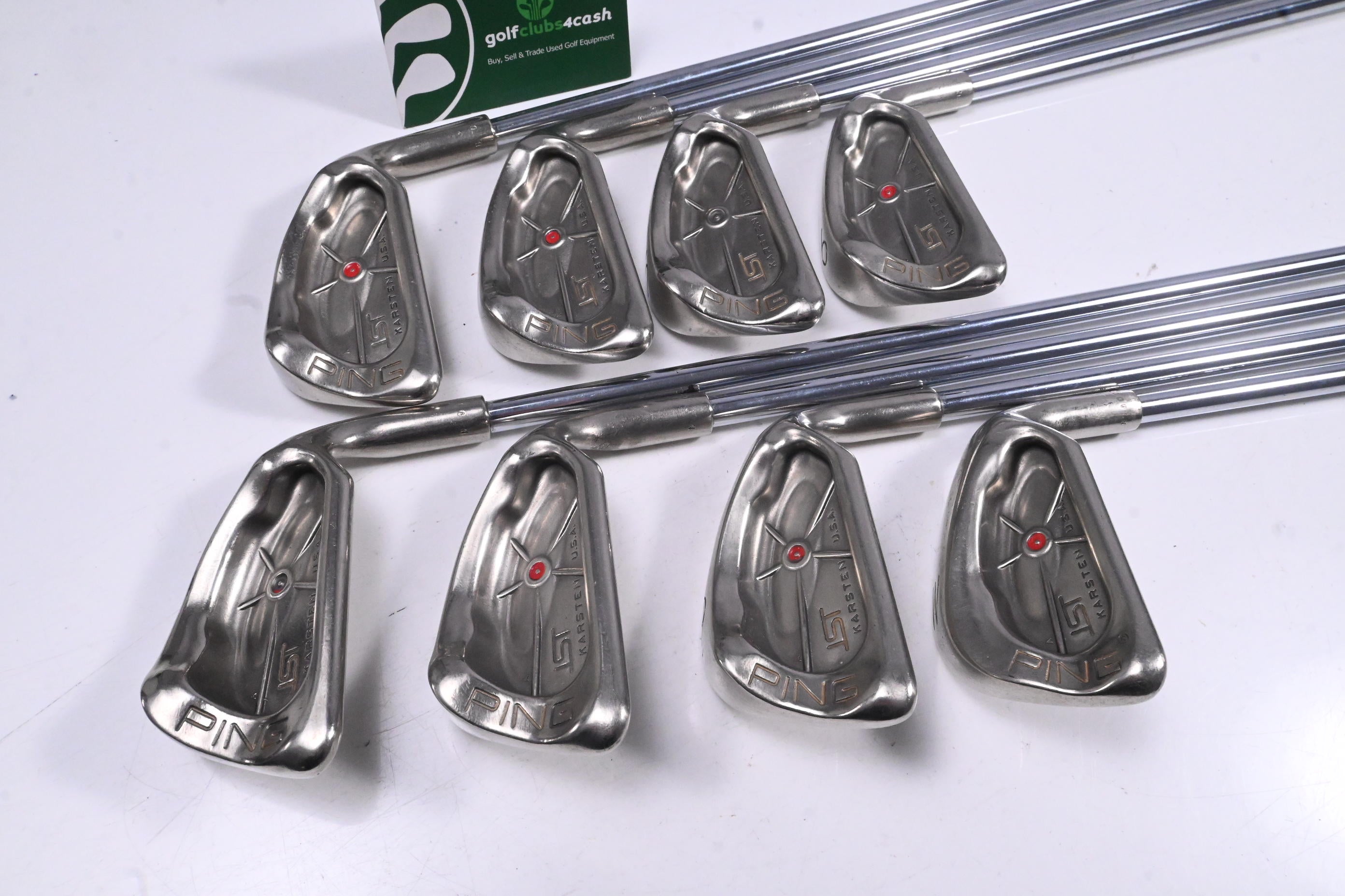 Ping ISI Nickel Irons / 2+5-PW / Red Dot / Regular Flex Ping JZ Shafts