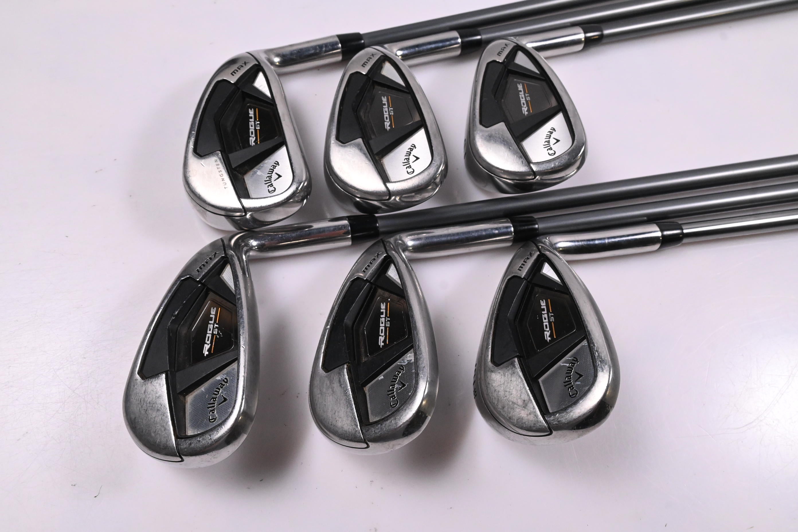 Callaway Rogue ST Max Irons / 7-PW+GW+SW / Regular Flex Catalyst 65 Shafts