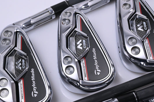 Taylormade M CGB Irons / 4-PW+AW+SW / Regular Flex Fujikura Pro 63 Shafts