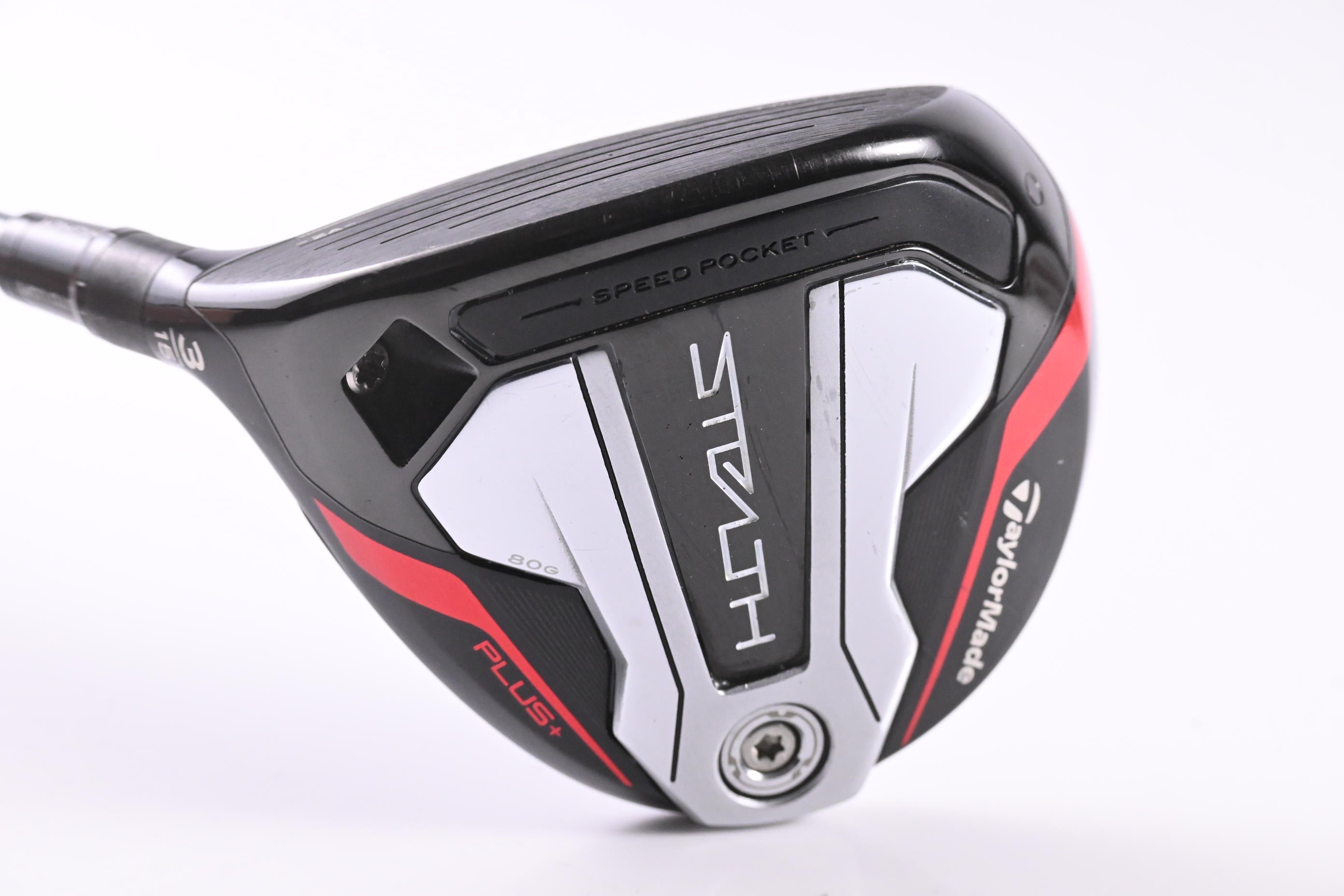Left Hand Taylormade Stealth Plus #3 Wood / 15 Degree / Stiff Flex Ozik M4 60