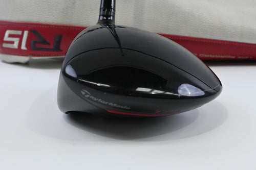 Left Hand TaylorMade R15 Black Driver / 10.5 Degree / Regular Flex Fujikura 57