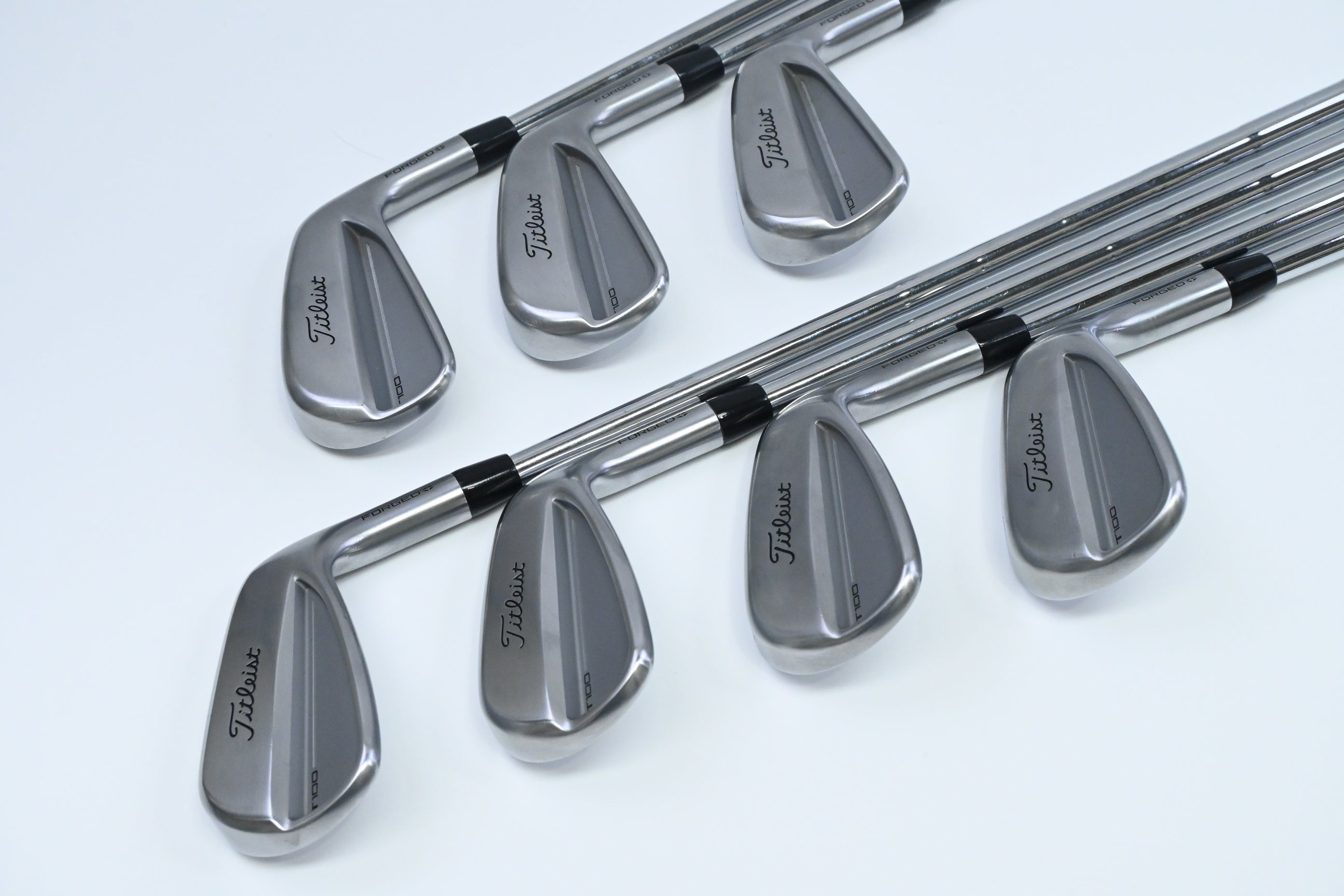 Titleist T100 2025 Irons / 5-PW+49° / Stiff Flex KBS Tour Shafts
