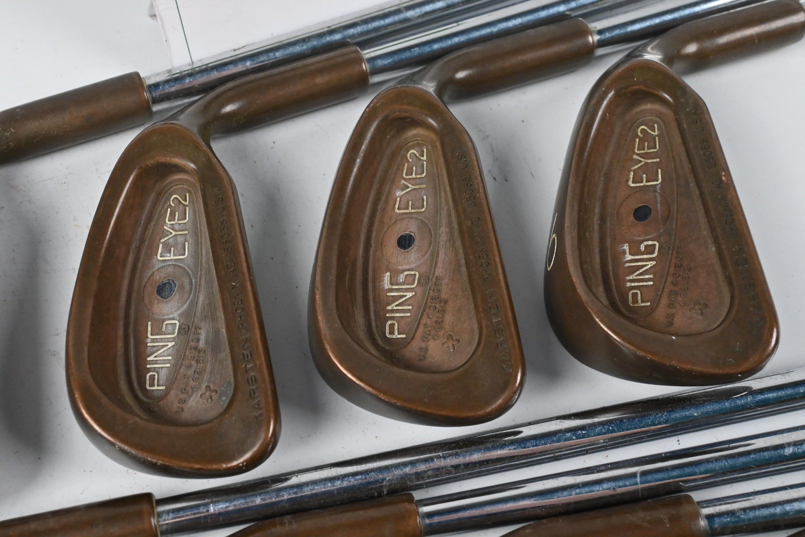 Ping Eye 2+ BeCu Irons / 3-PW+SW / Black Dot / Stiff Flex Ping JZ Red Shafts