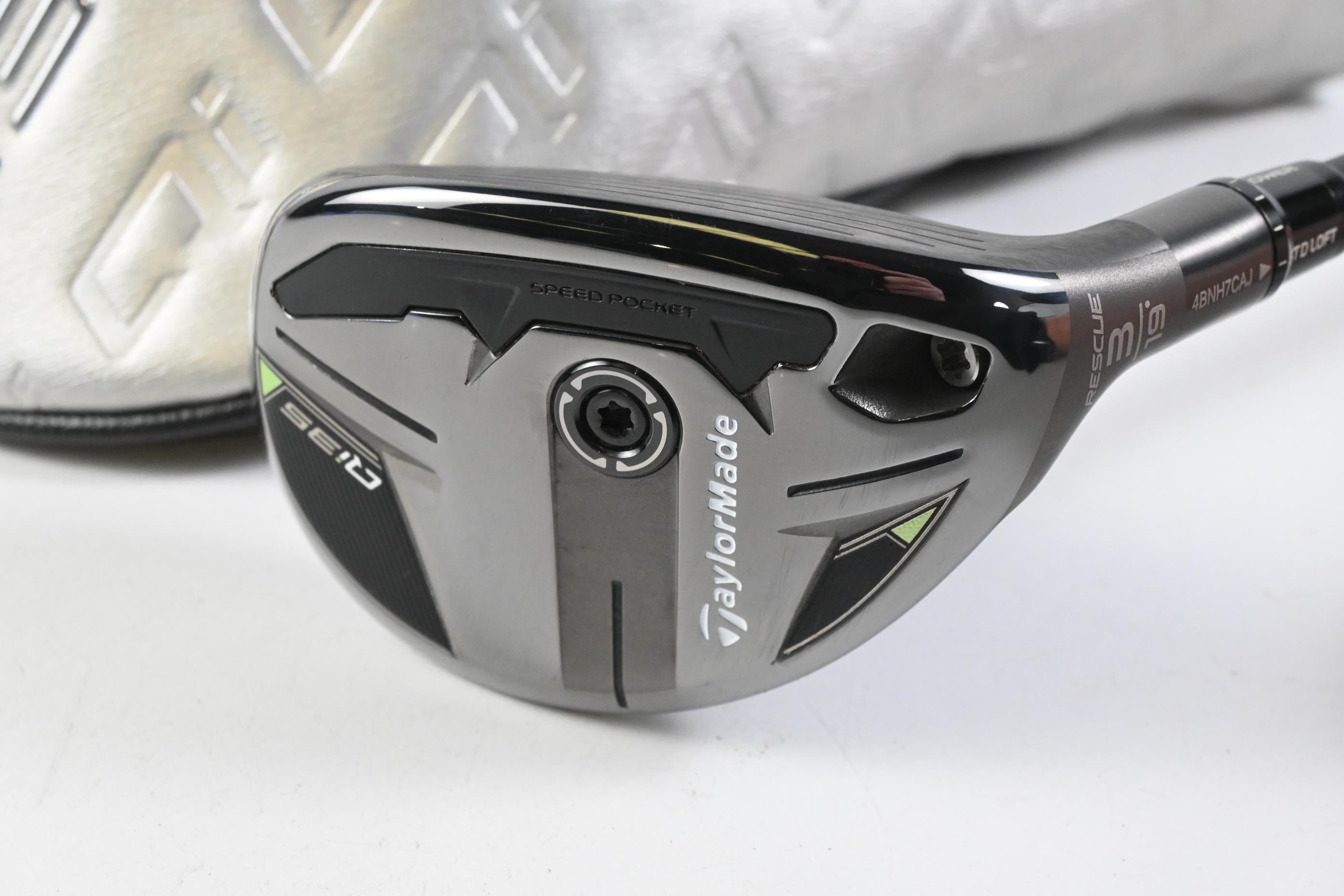 Taylormade Qi35 #3 Hybrid / 19 Degree / Stiff Flex Fujikura Ventus Blue 7 Shaft