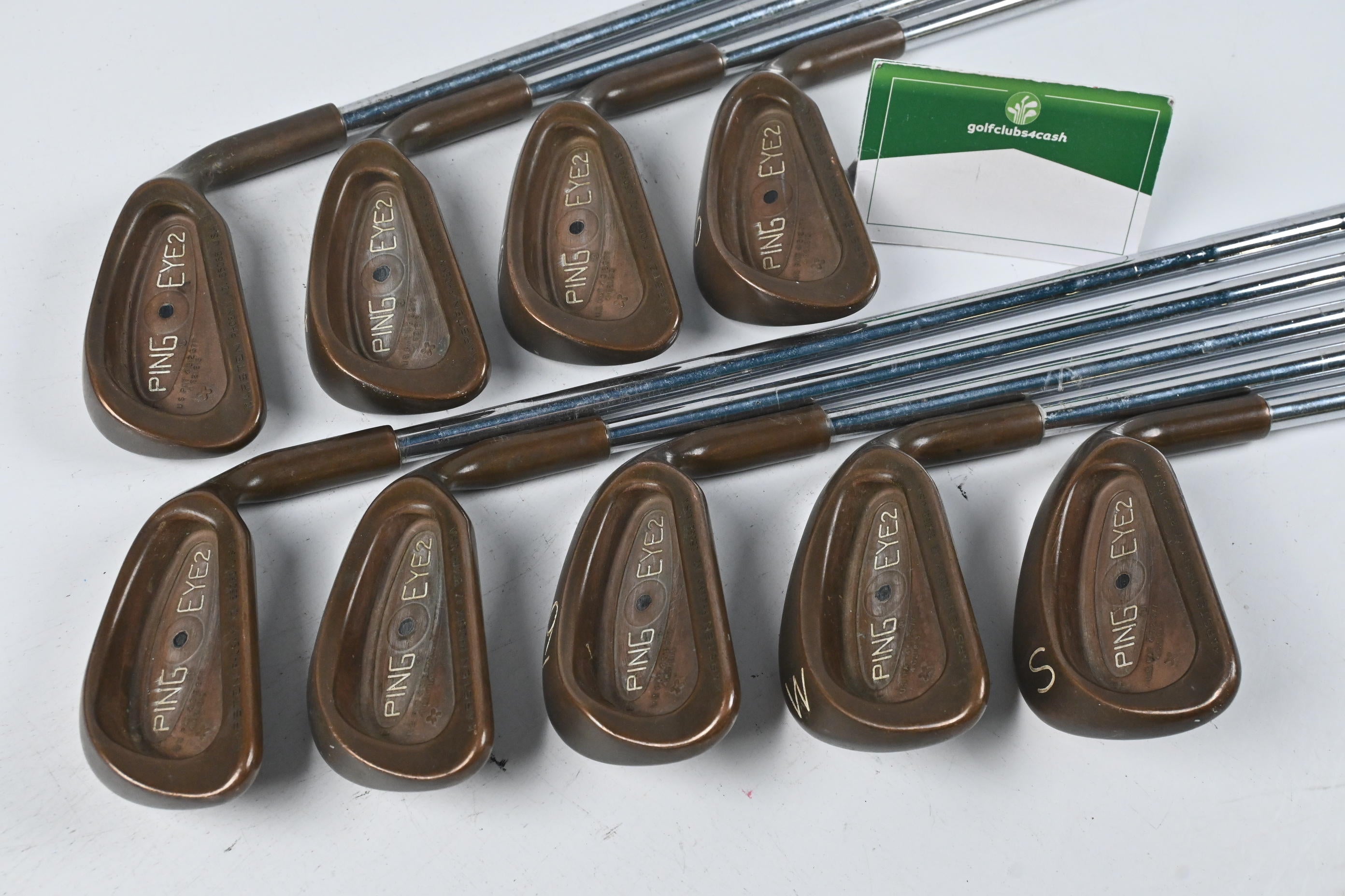 Ping Eye 2+ BeCu Irons / 3-PW+SW / Black Dot / Stiff Flex Ping JZ Red Shafts