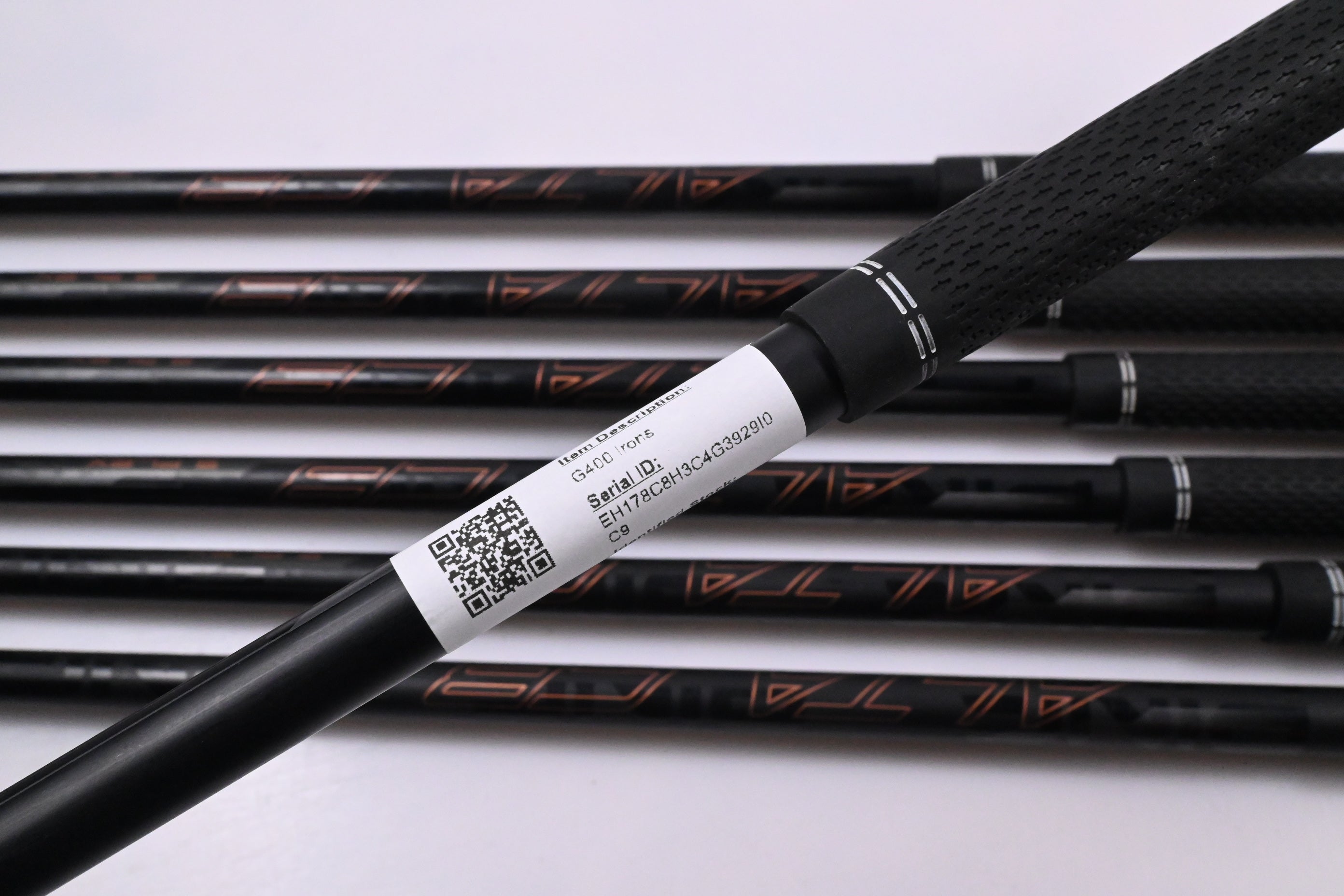 Ping G400 Irons / 4-PW / Orange Dot / Stiff Flex Ping Alta CB AWT Shafts