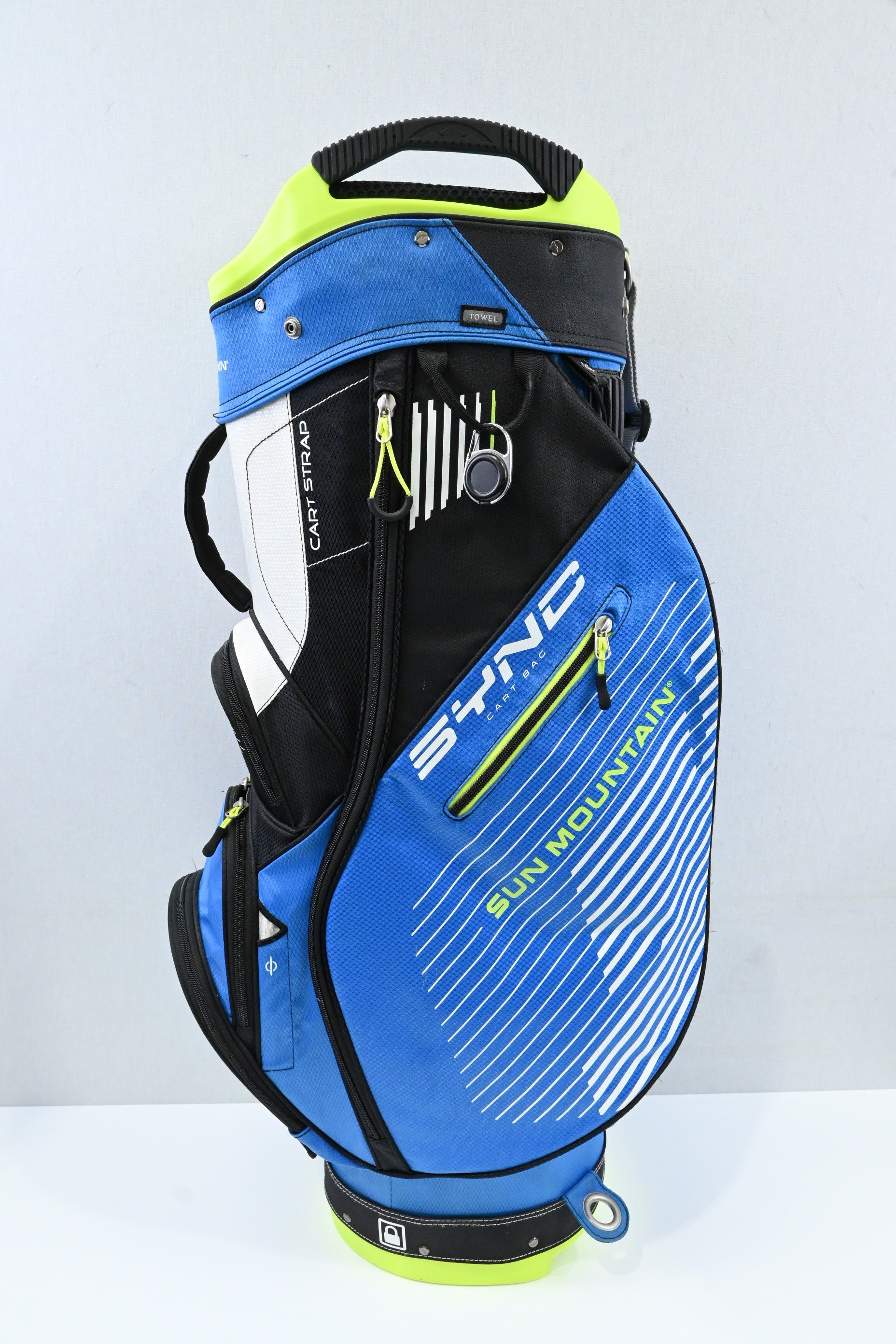 Sun Mountain Sync Cart Bag / 14-Way Divider / Blue, Yellow