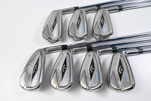 Callaway Paradym Ai Smoke HL Irons / 5-PW+GW / Stiff Flex Elevate MPH 85 Shafts