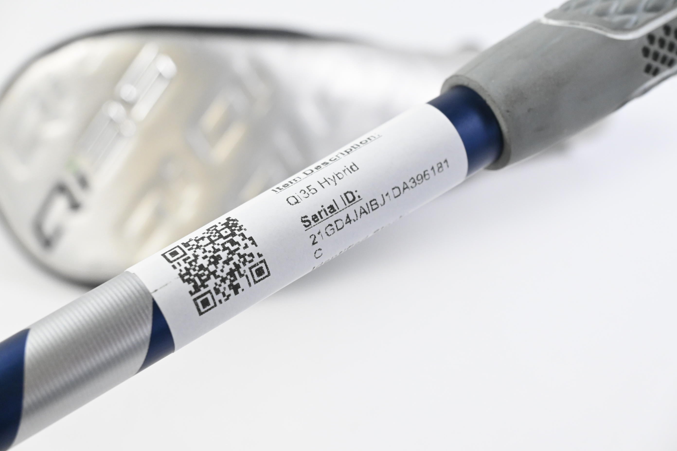 Taylormade Qi35 #3 Hybrid / 19 Degree / Stiff Flex Fujikura Ventus Blue 7 Shaft