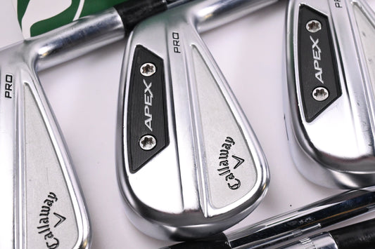Callaway Apex Pro/CB 24 Irons / 5-PW+GW / X-Flex KBS Tour-V 125 Shafts