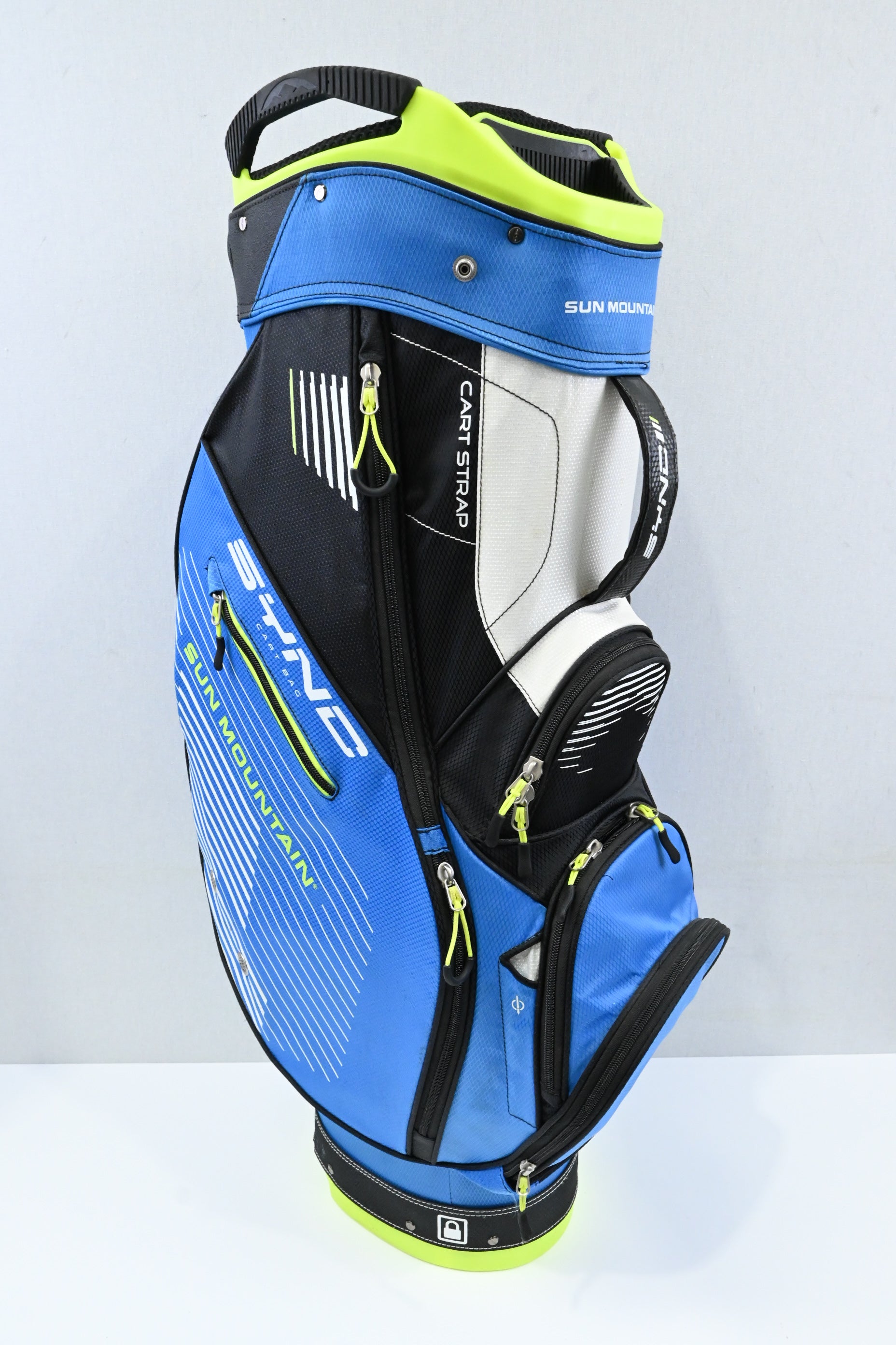Sun Mountain Sync Cart Bag / 14-Way Divider / Blue, Yellow