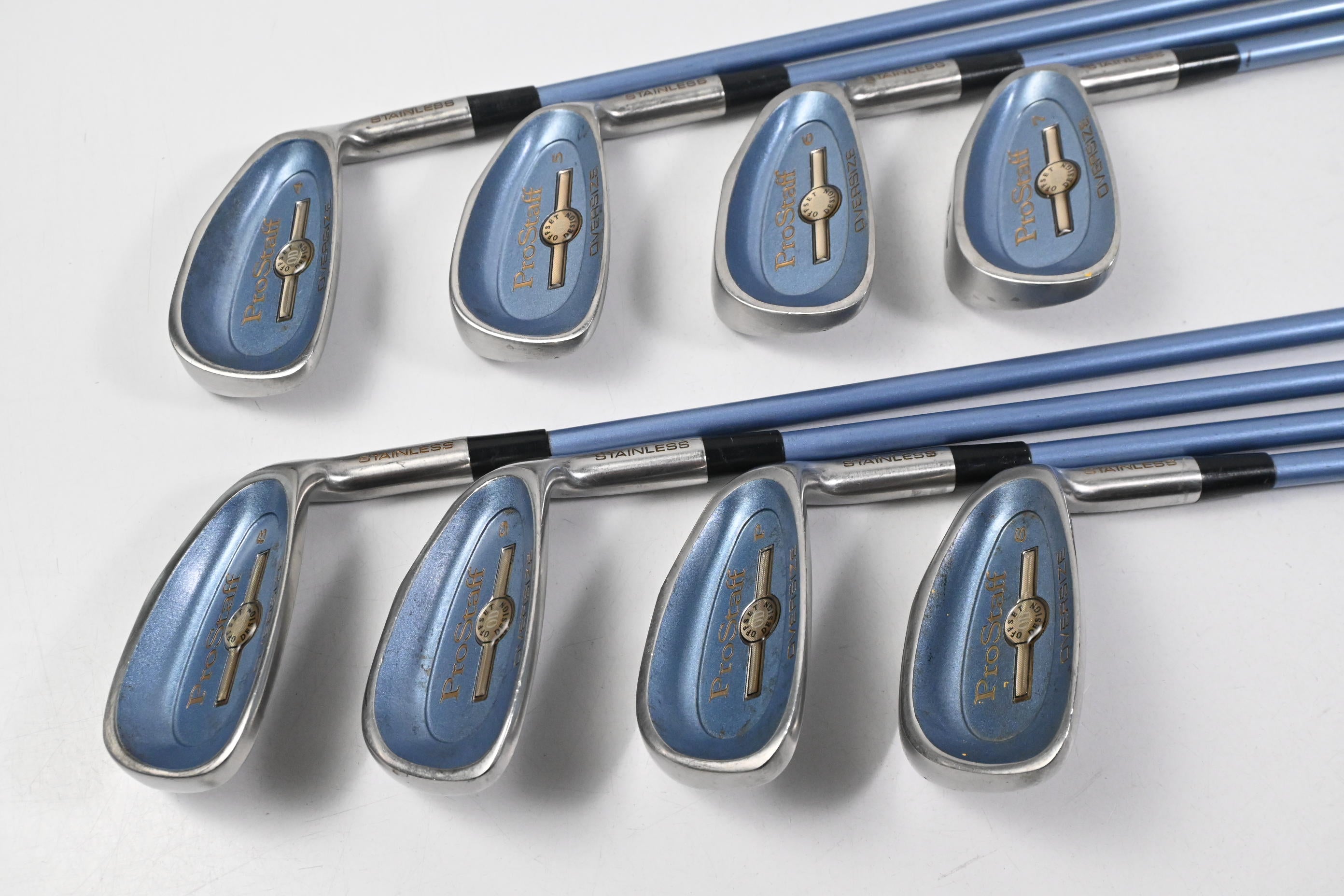 Ladies Wilson Pro Staff Irons / 4-PW+SW / Ladies Flex Pro Staff Shafts