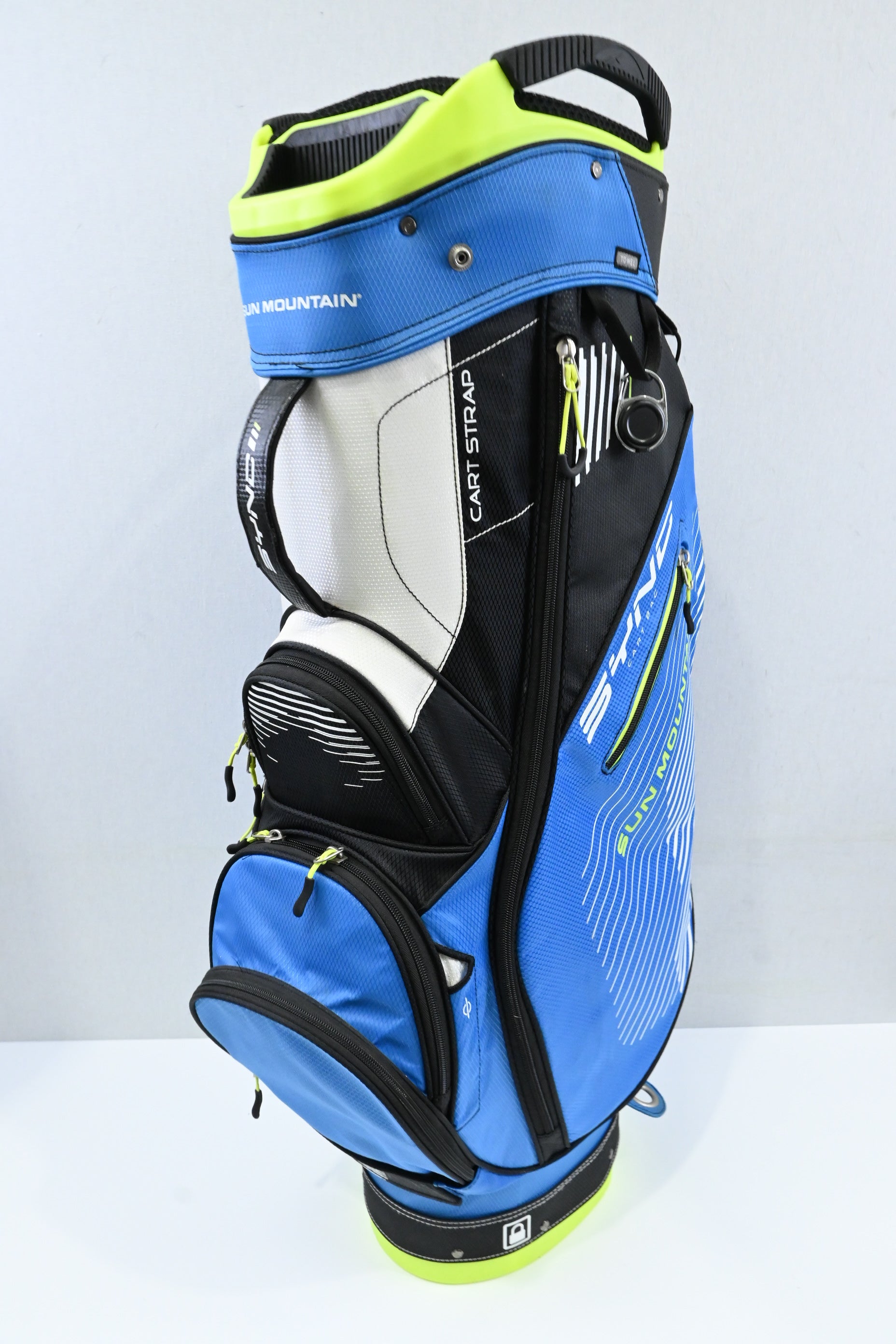 Sun Mountain Sync Cart Bag / 14-Way Divider / Blue, Yellow