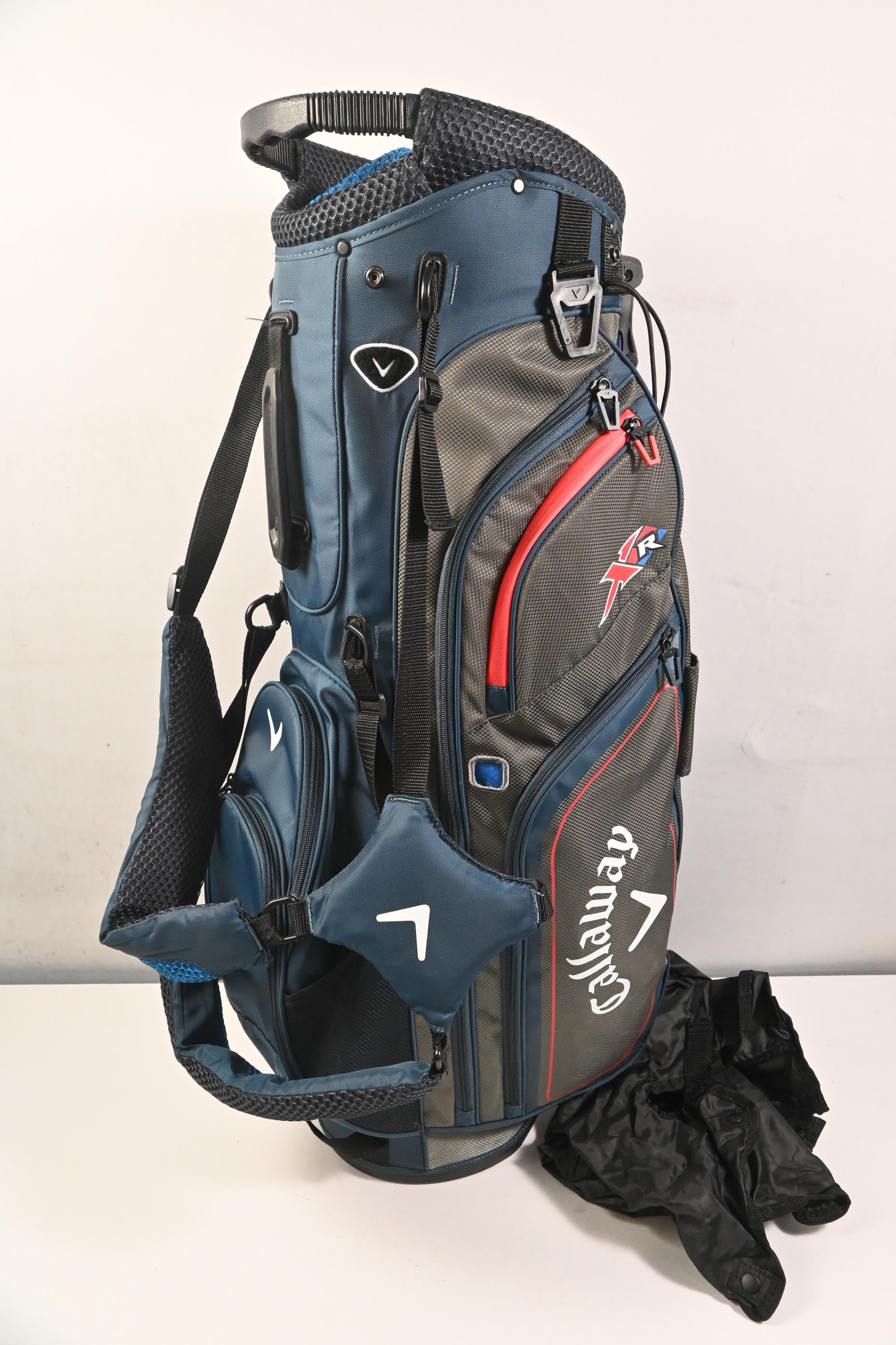 Callaway XR Stand Bag / 7-Way Divider / Navy, Grey & Red