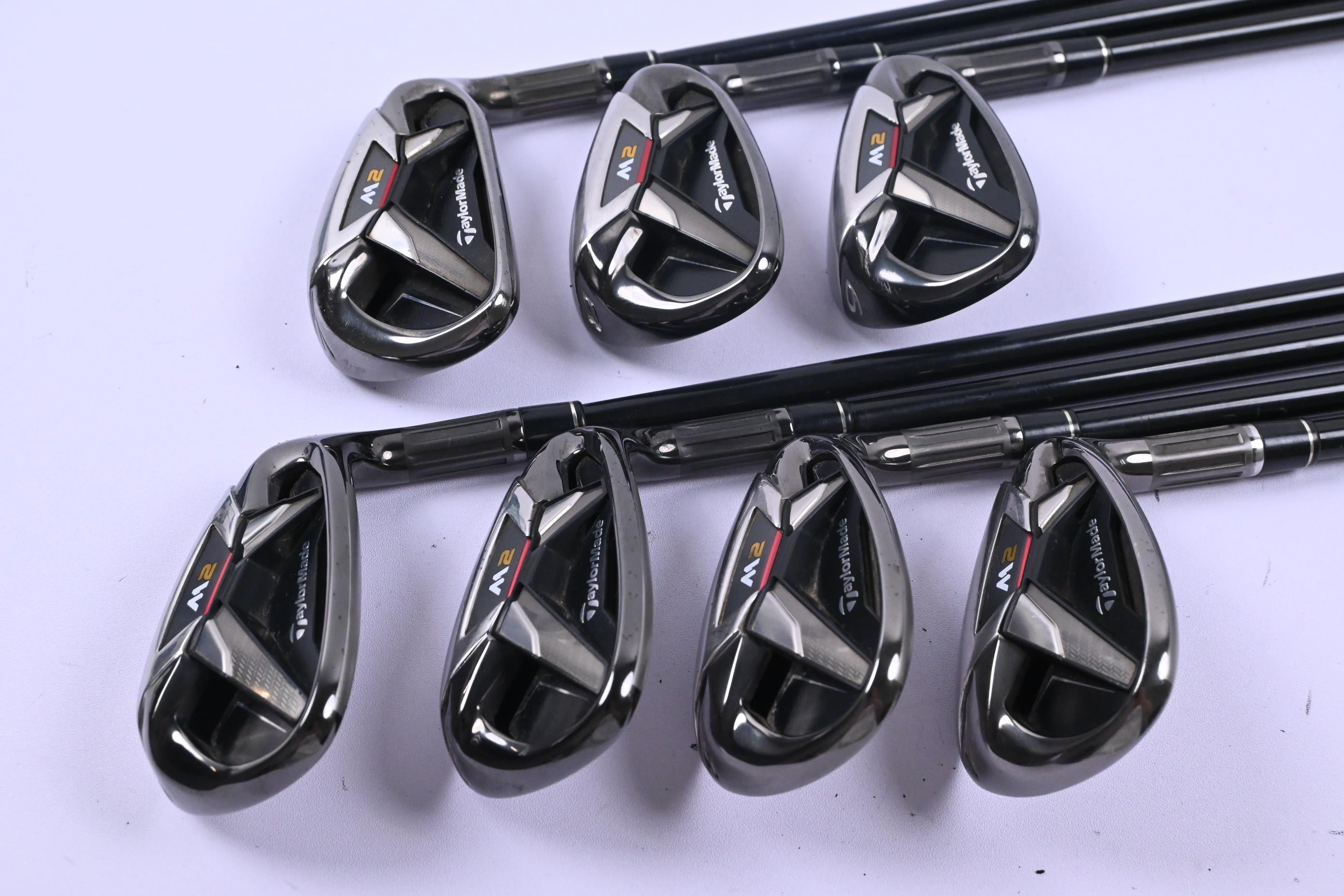 Taylormade M2 2016 Irons / 7-PW+GW+SW+LW / Senior Flex M2 REAX 55 Shafts