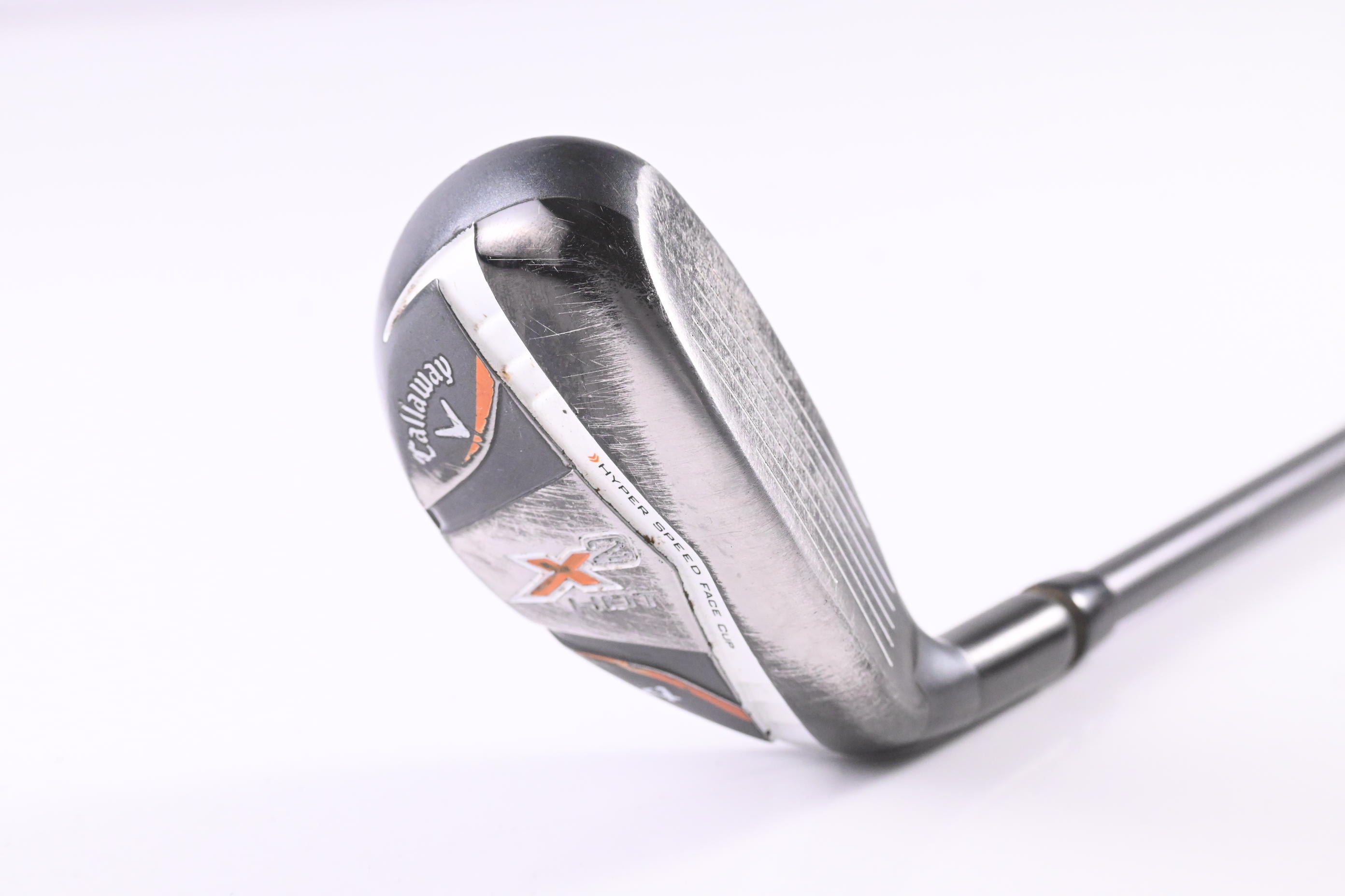Callaway X2 Hot #4 Hybrid / 22 Degree / Regular Flex Aldila Tour Blue 60 Shaft