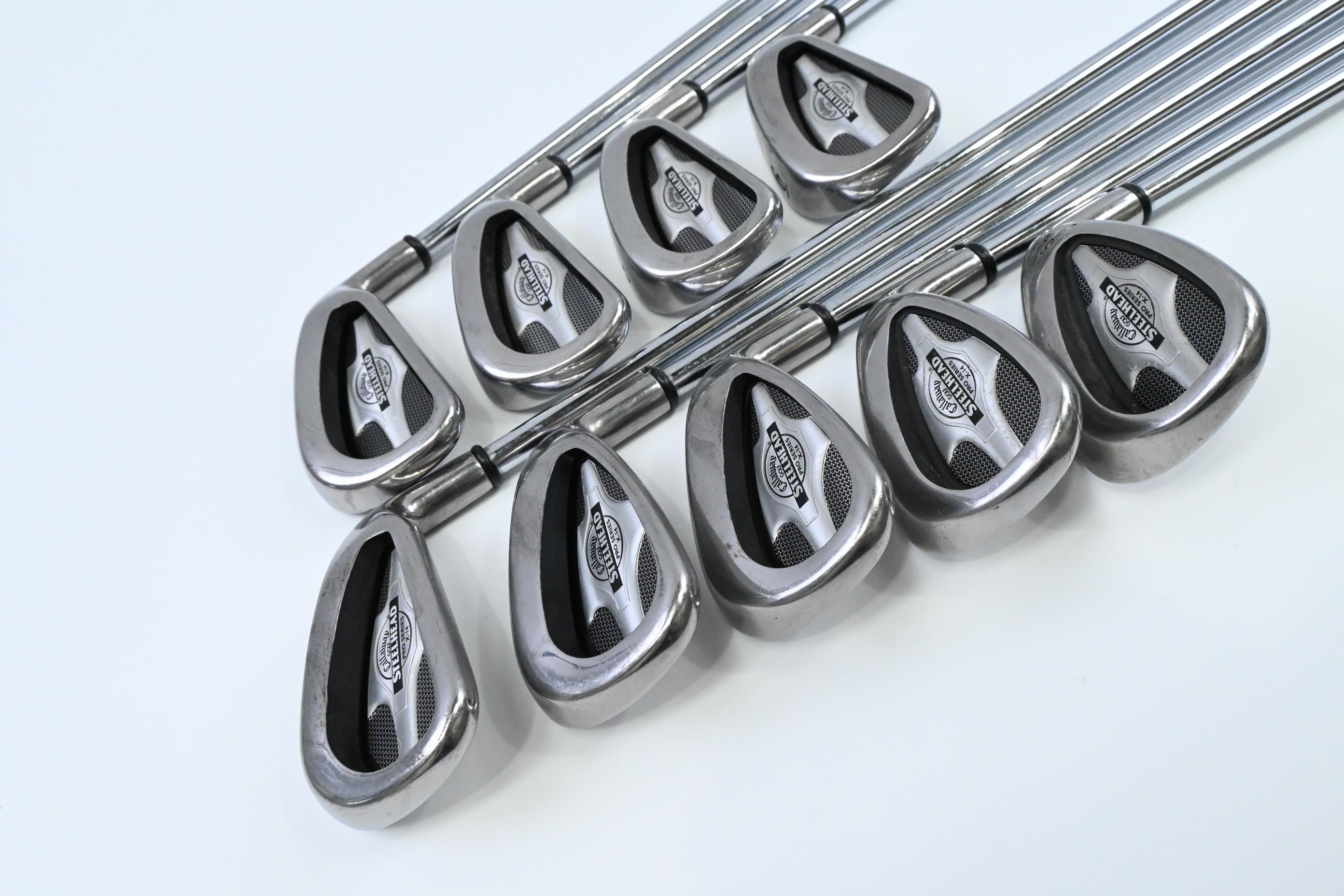 Callaway X-14 Pro Series Irons / 3-PW+SW / Stiff Flex Callaway Rifle Shafts