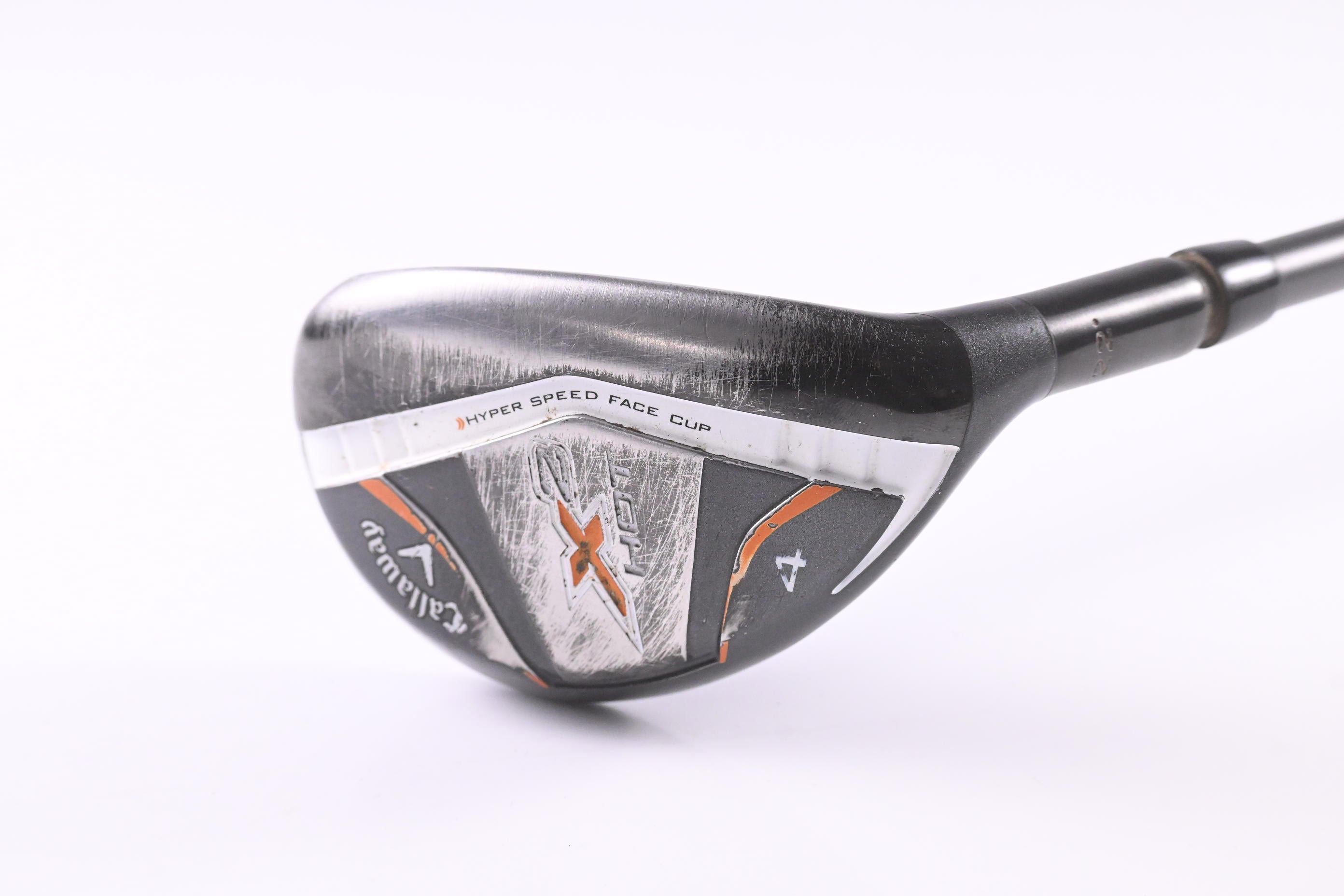 Callaway X2 Hot #4 Hybrid / 22 Degree / Regular Flex Aldila Tour Blue 60 Shaft