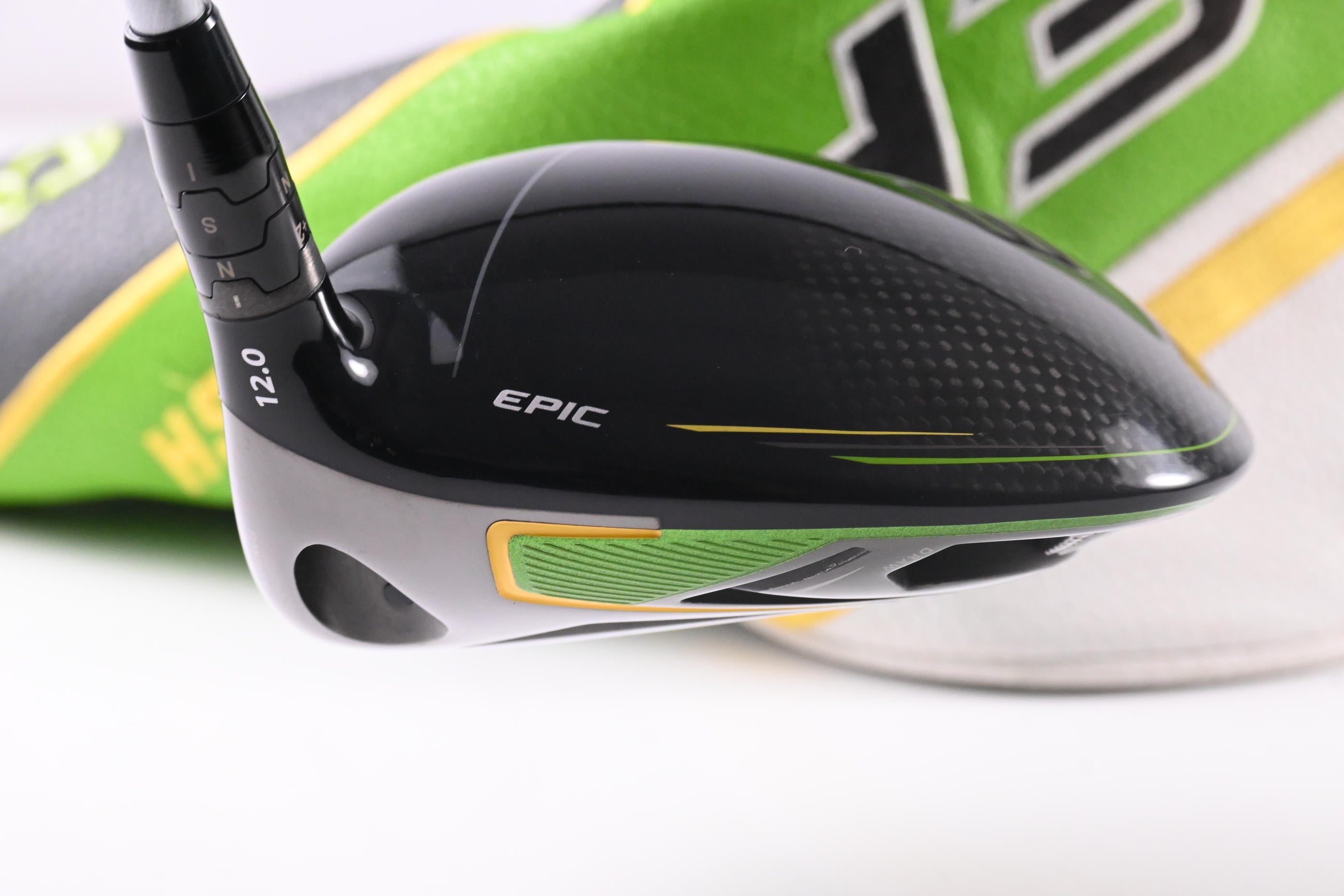 Callaway Epic Flash Driver / 12 Degree / Senior Flex Project X Evenflow Green 55