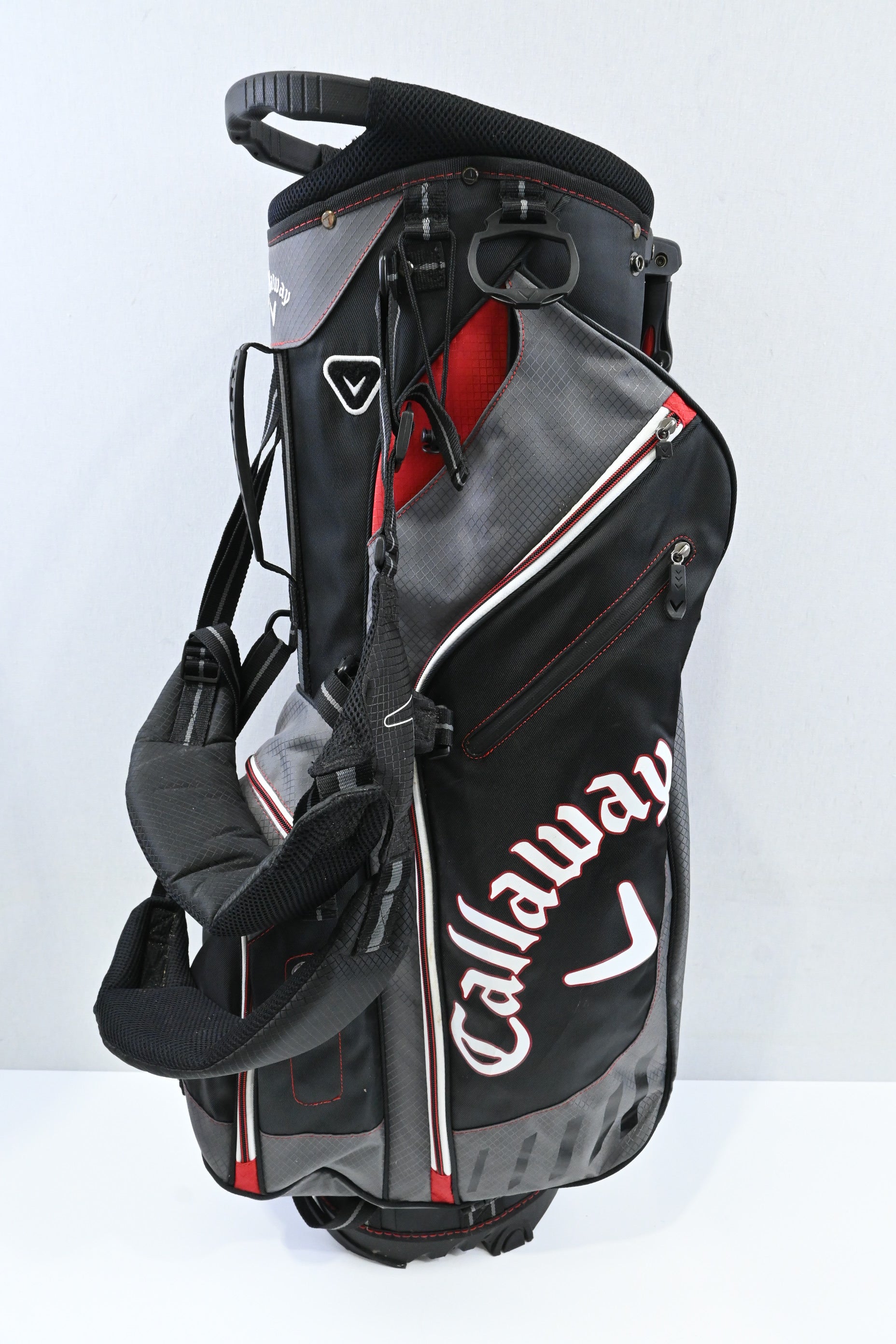 Callaway Stand Bag / 5-Way Divider / Black, Grey, Red