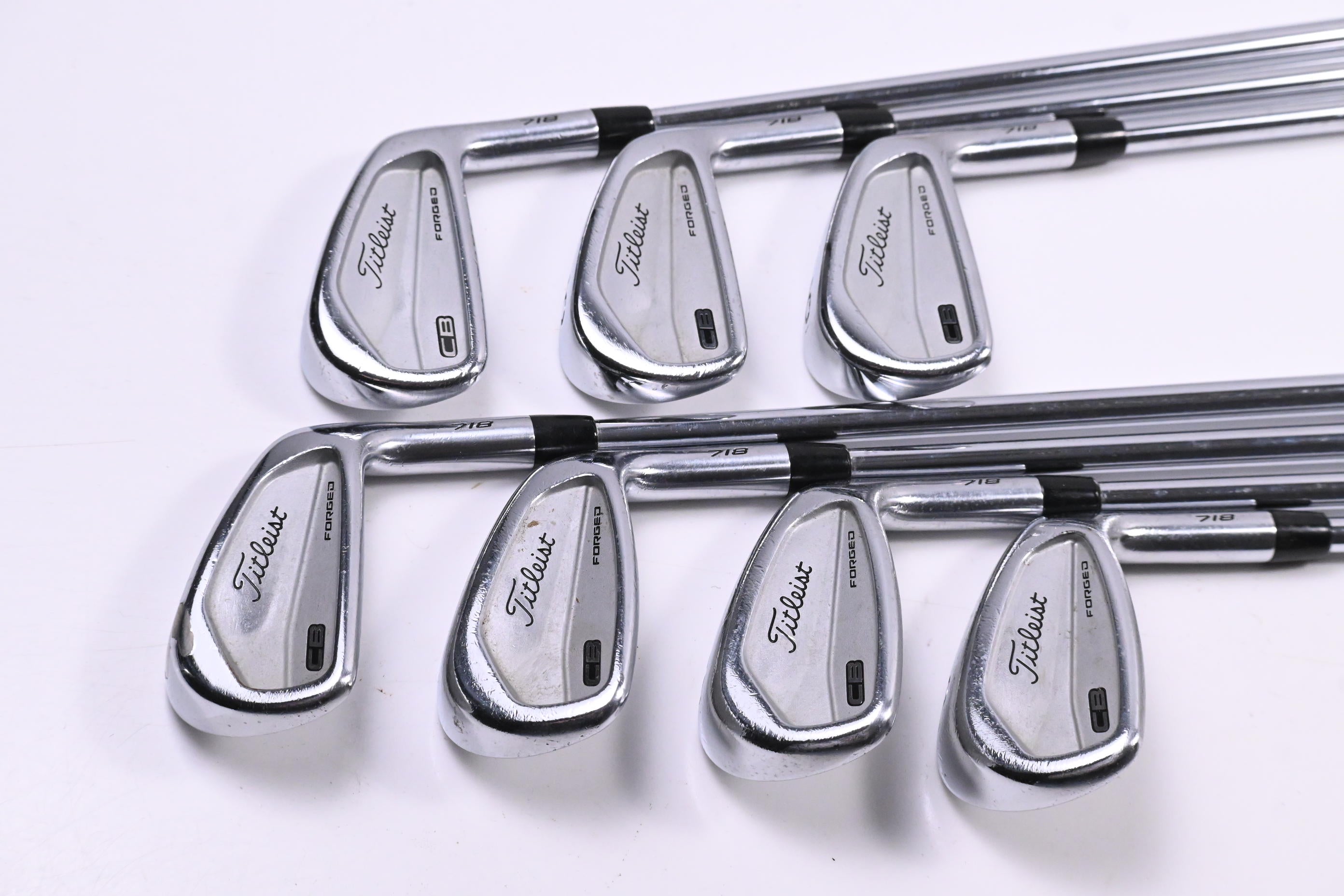 Titleist 718 CB Irons / 4-PW / Regular Plus Flex Project X Steel Shafts