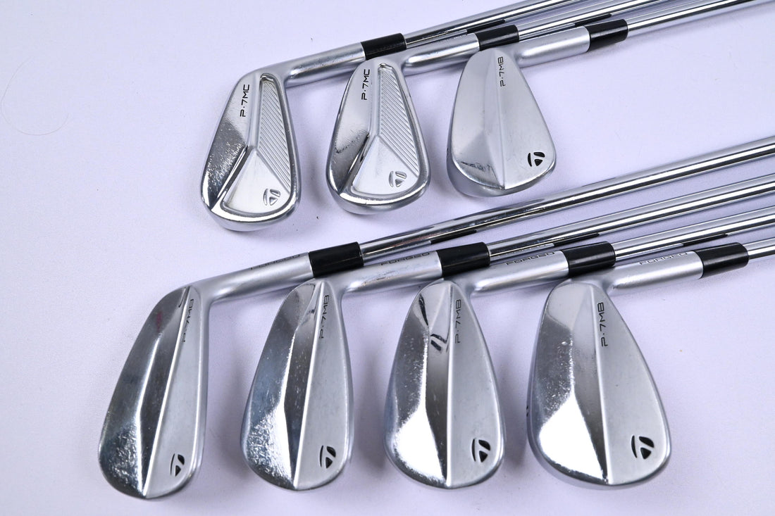 Taylormade P7MB / P.MC 2023 Irons / 4-PW Stiff Flex Project X Rifle Shafts