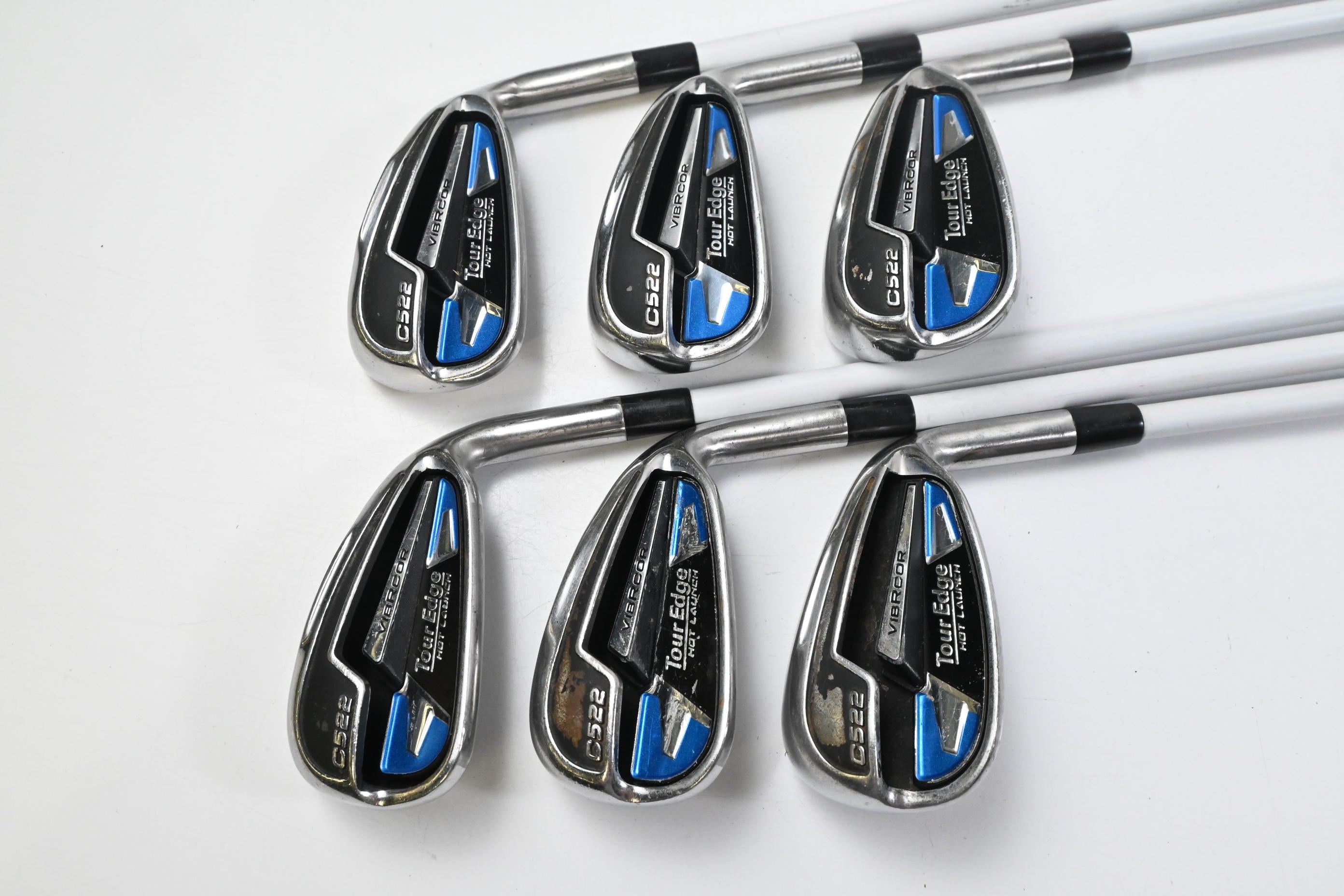 Tour Edge Hot Launch C522 Irons / 5-PW / Regular Flex Fubuki HL 55 Shafts
